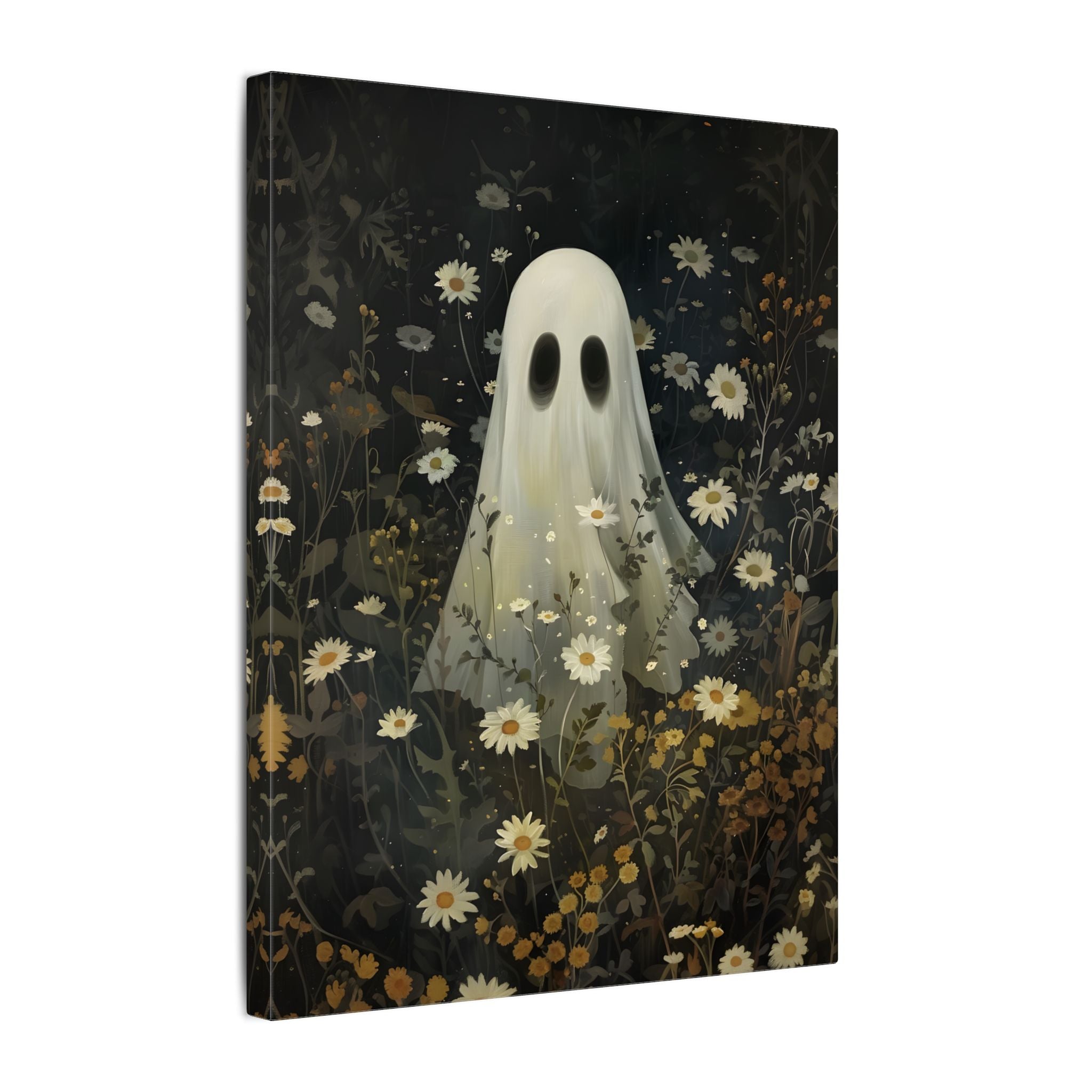 .75" Matte Canvas - Daisy Meadow Ghost