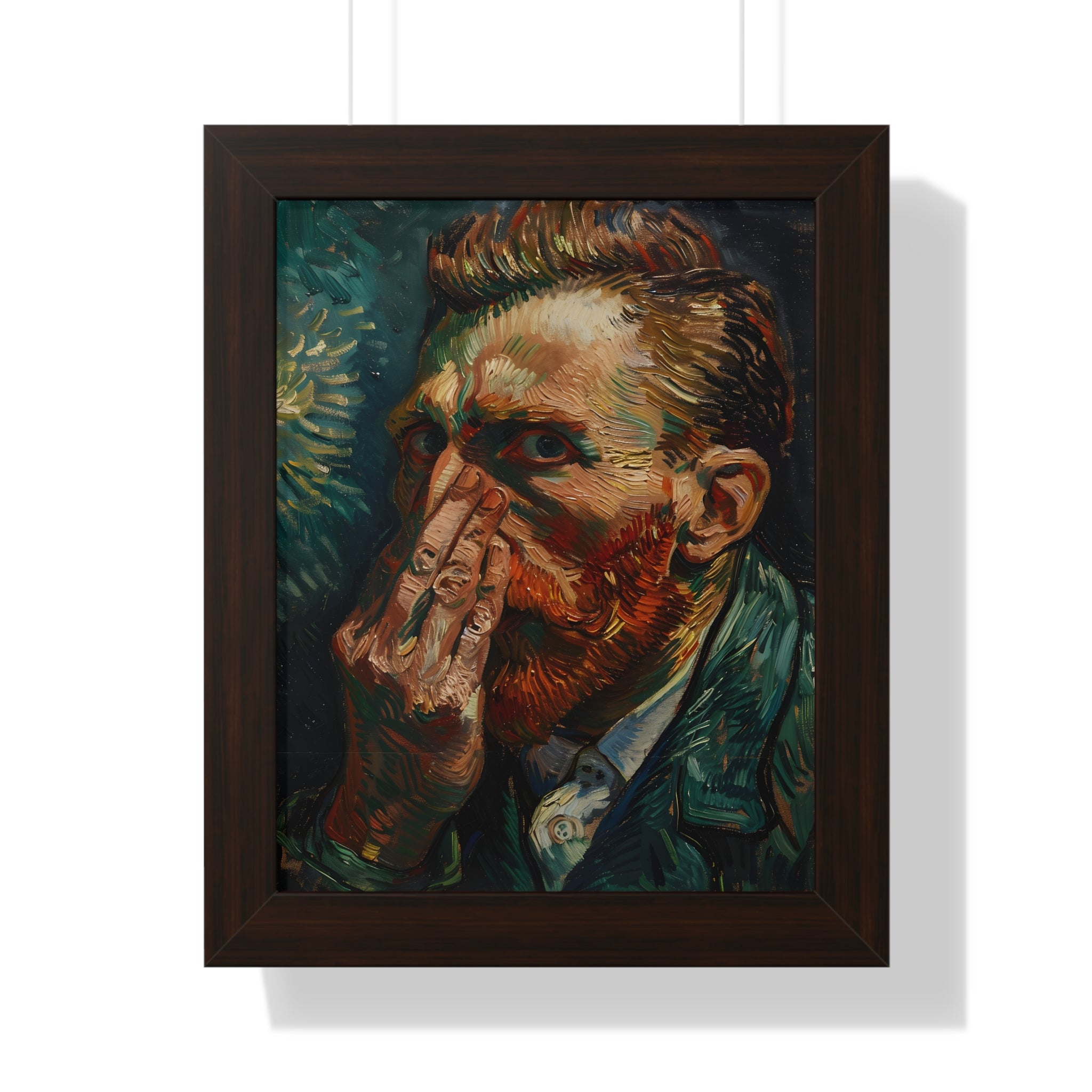 Framed Paper Print - Van Gogh Stinky Glare