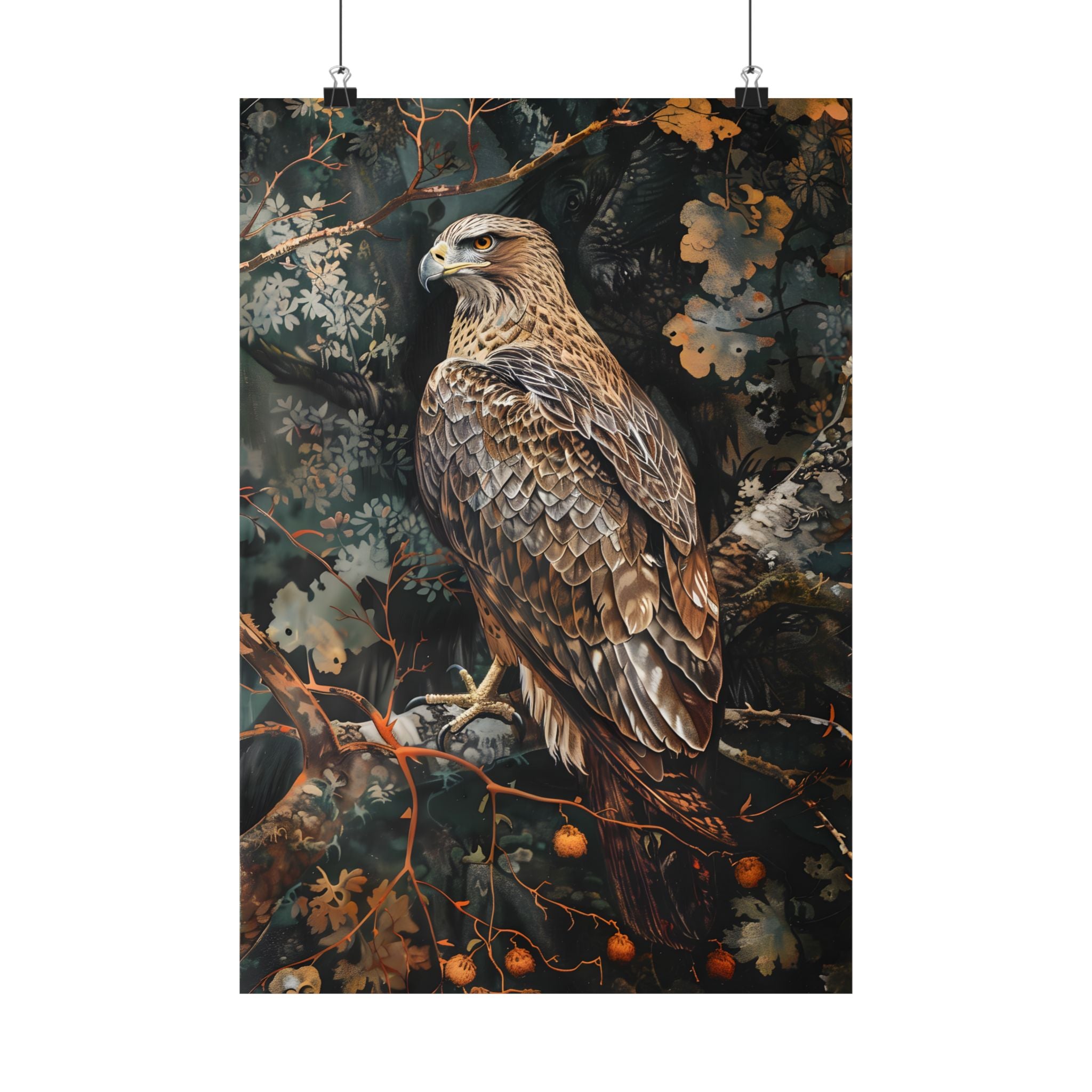 Majestic Hawk in Autumn