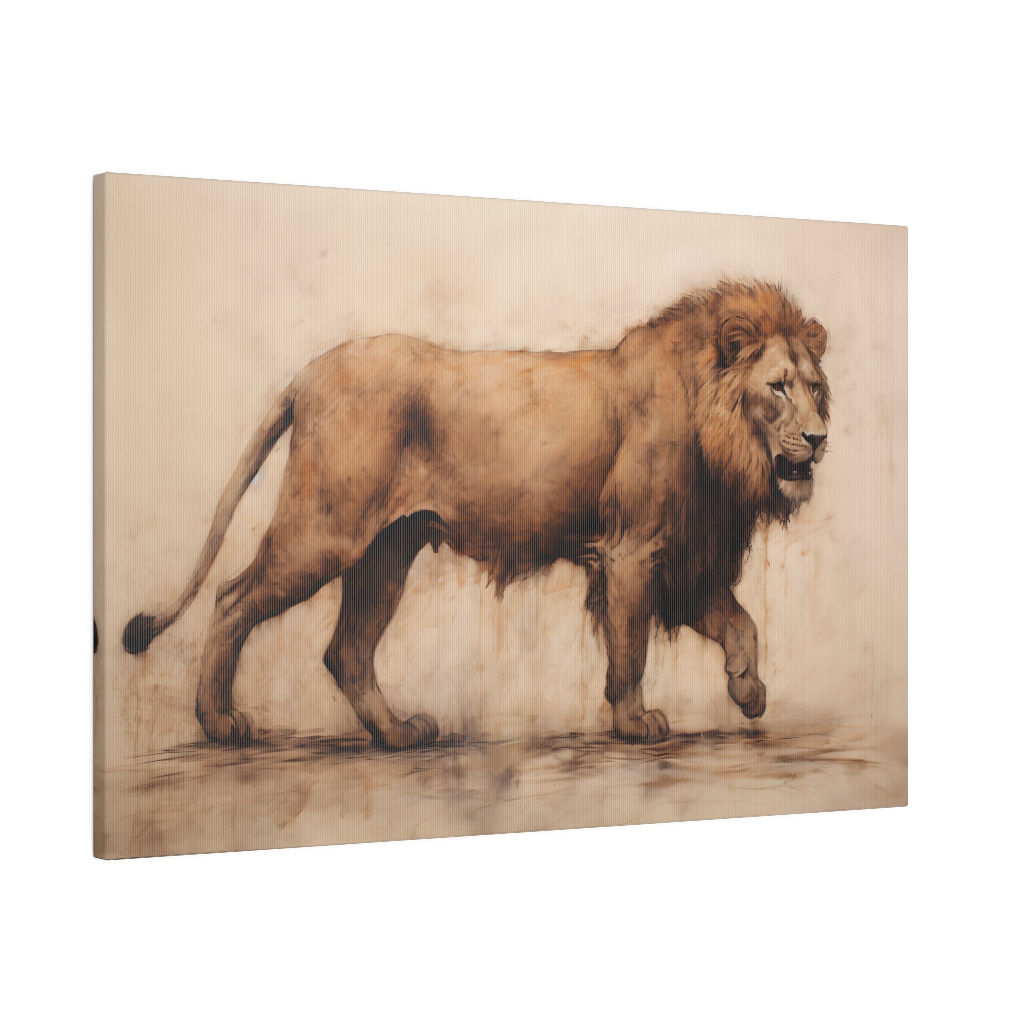 .75" Matte Canvas - Regal Savannah Wanderer