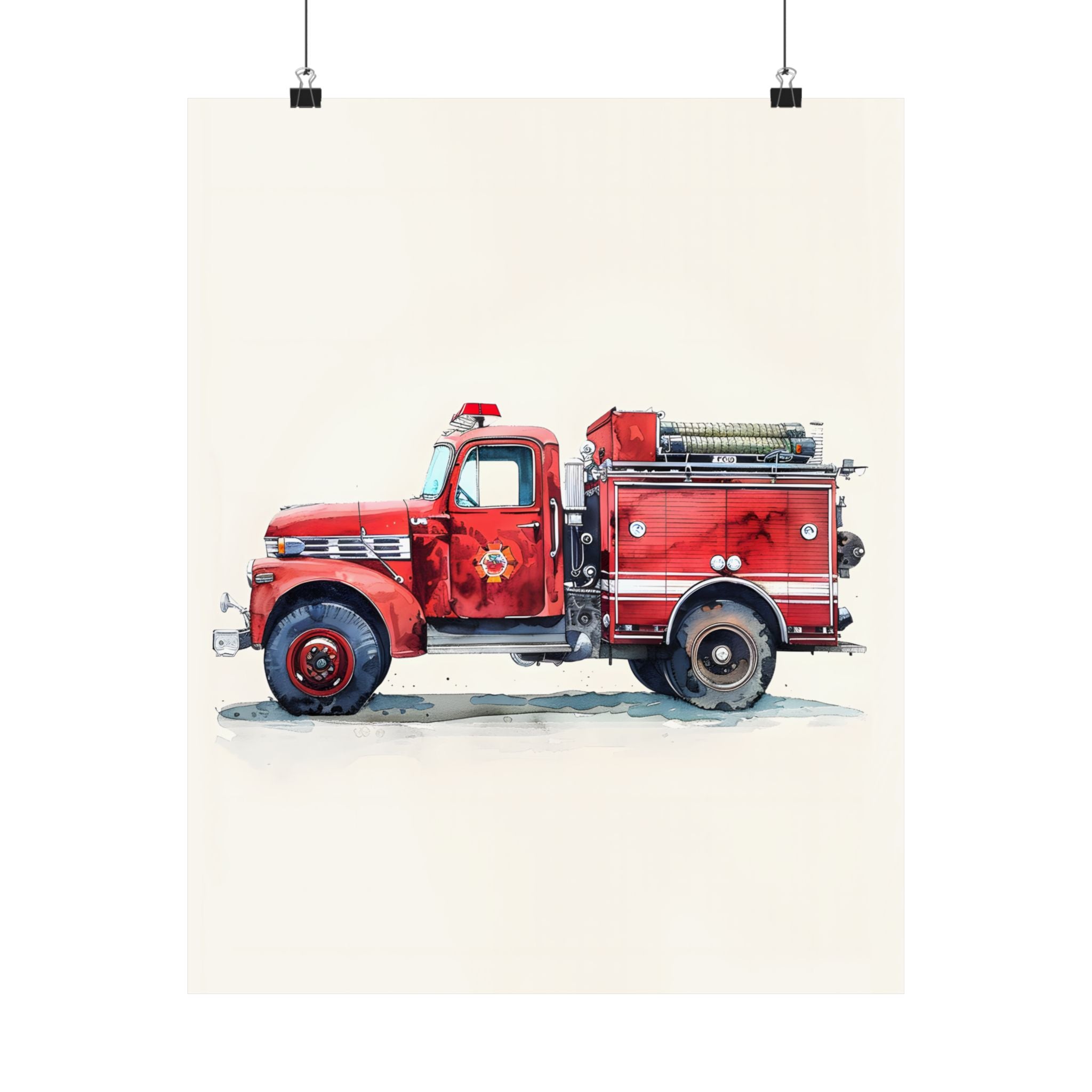 Vintage Firetruck Nursery
