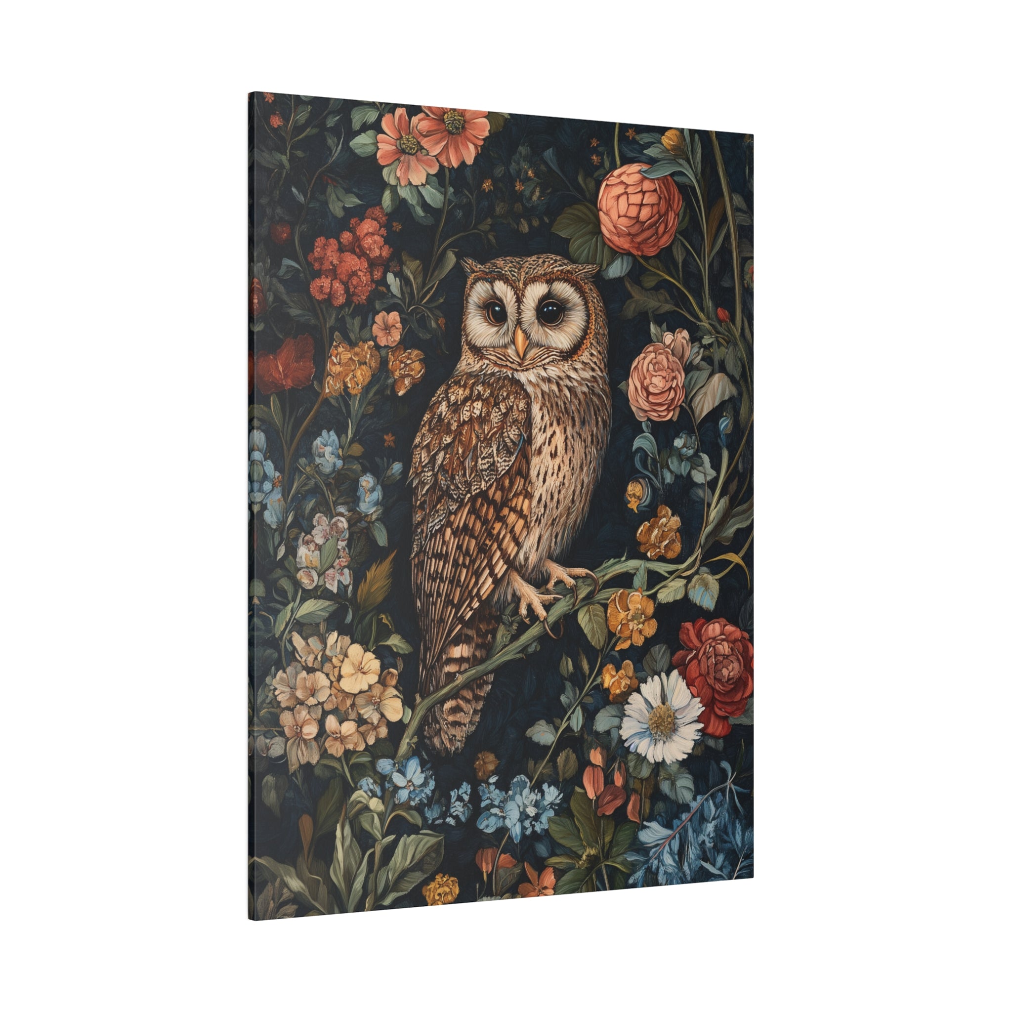 .75" Matte Canvas - Guardian of the Floral Night