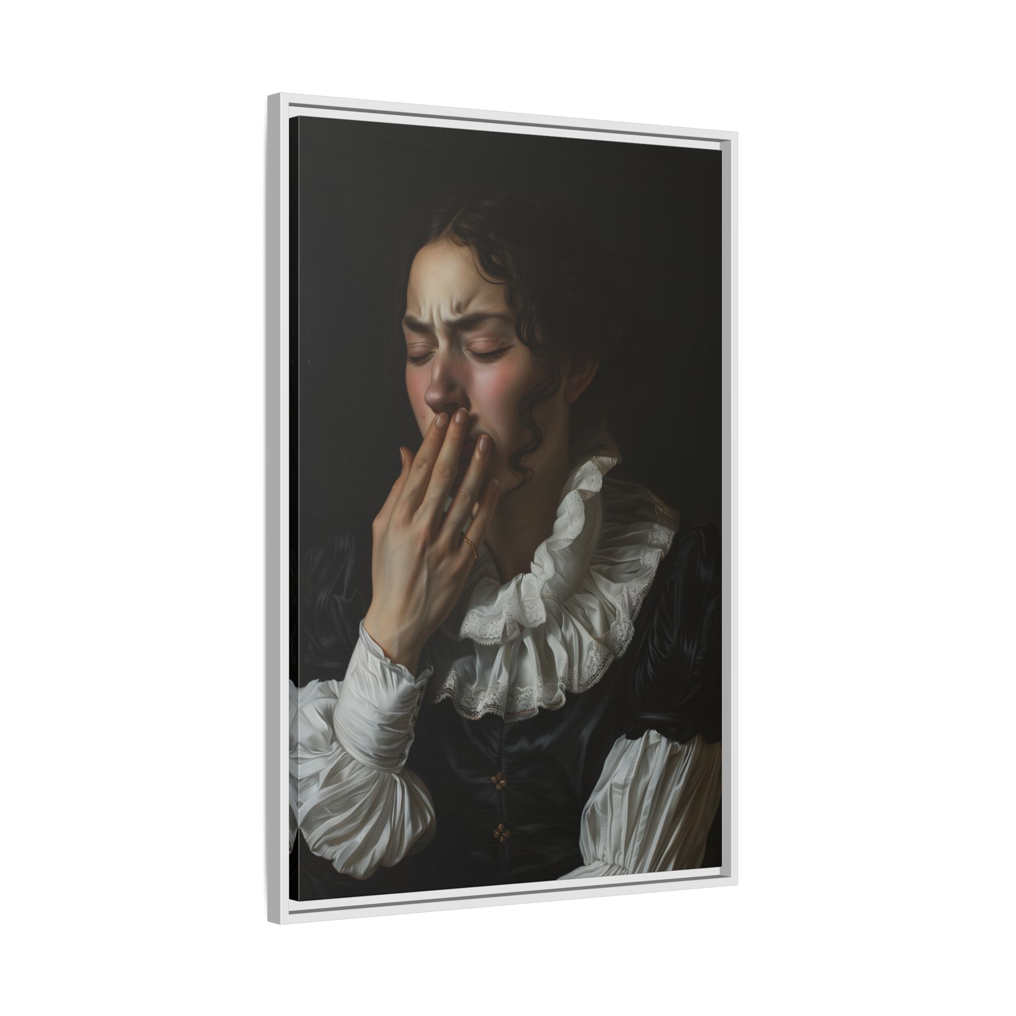 Framed Canvas - Oh No, It Hit Me