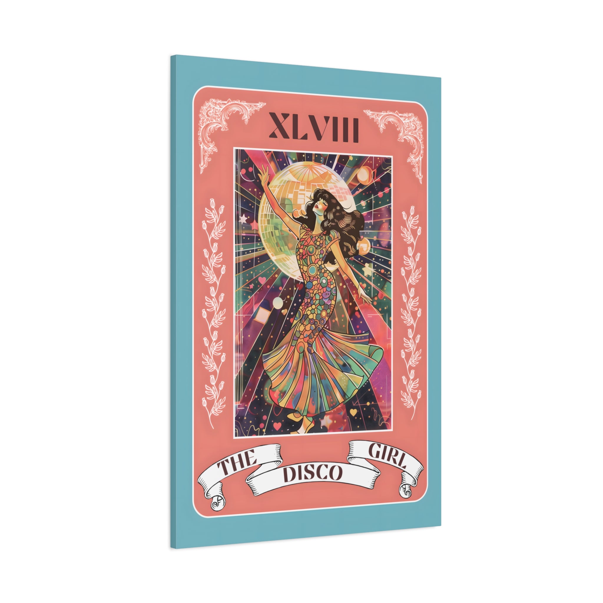 1.25" Matte Canvas - The Disco Girl