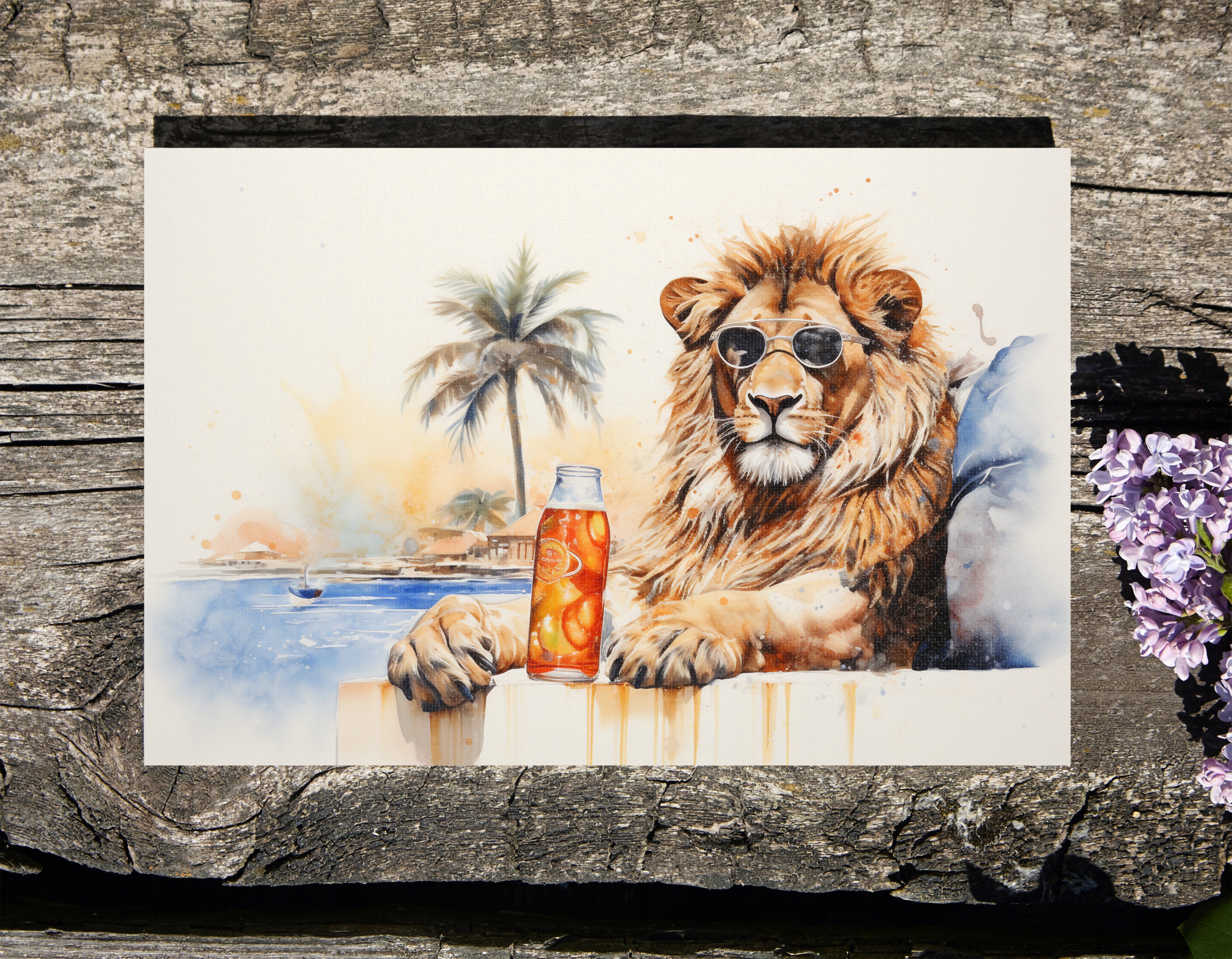 .75" Matte Canvas - Beach King&