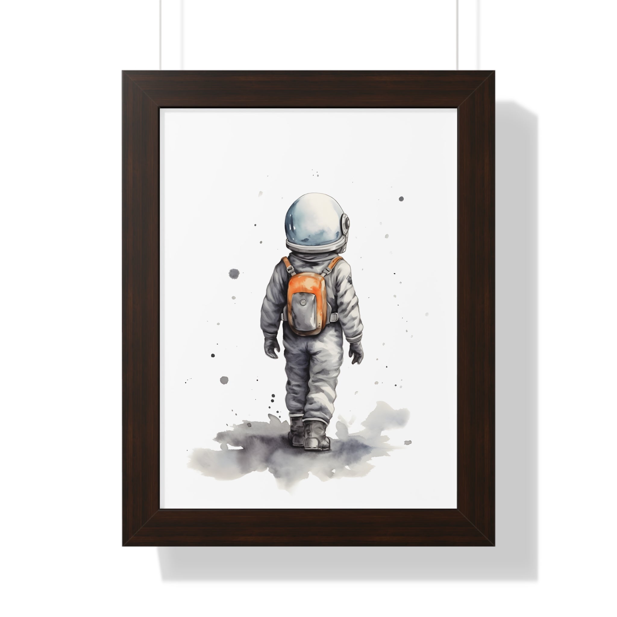 Framed Paper Print - Backpack to the Stars