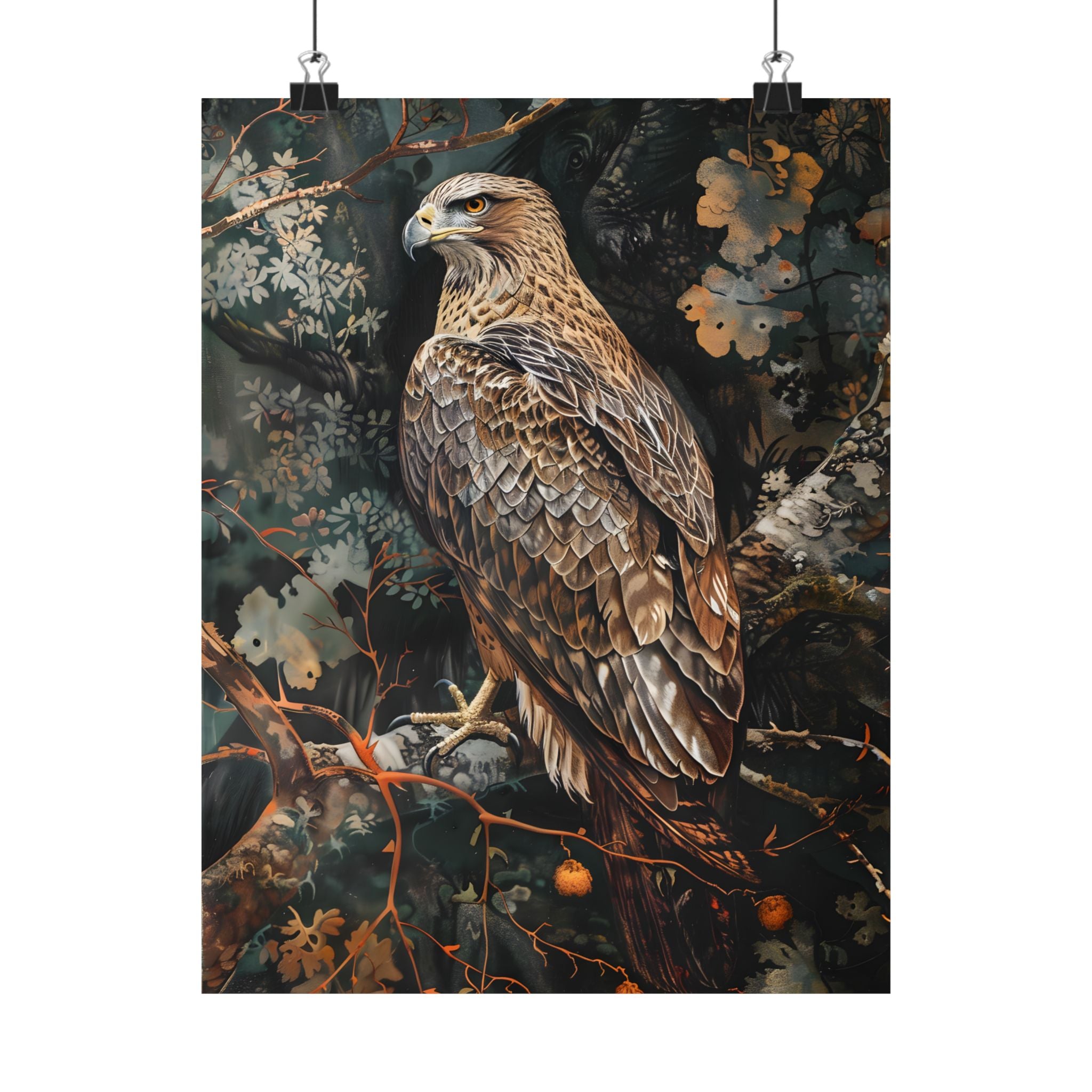 Majestic Hawk in Autumn