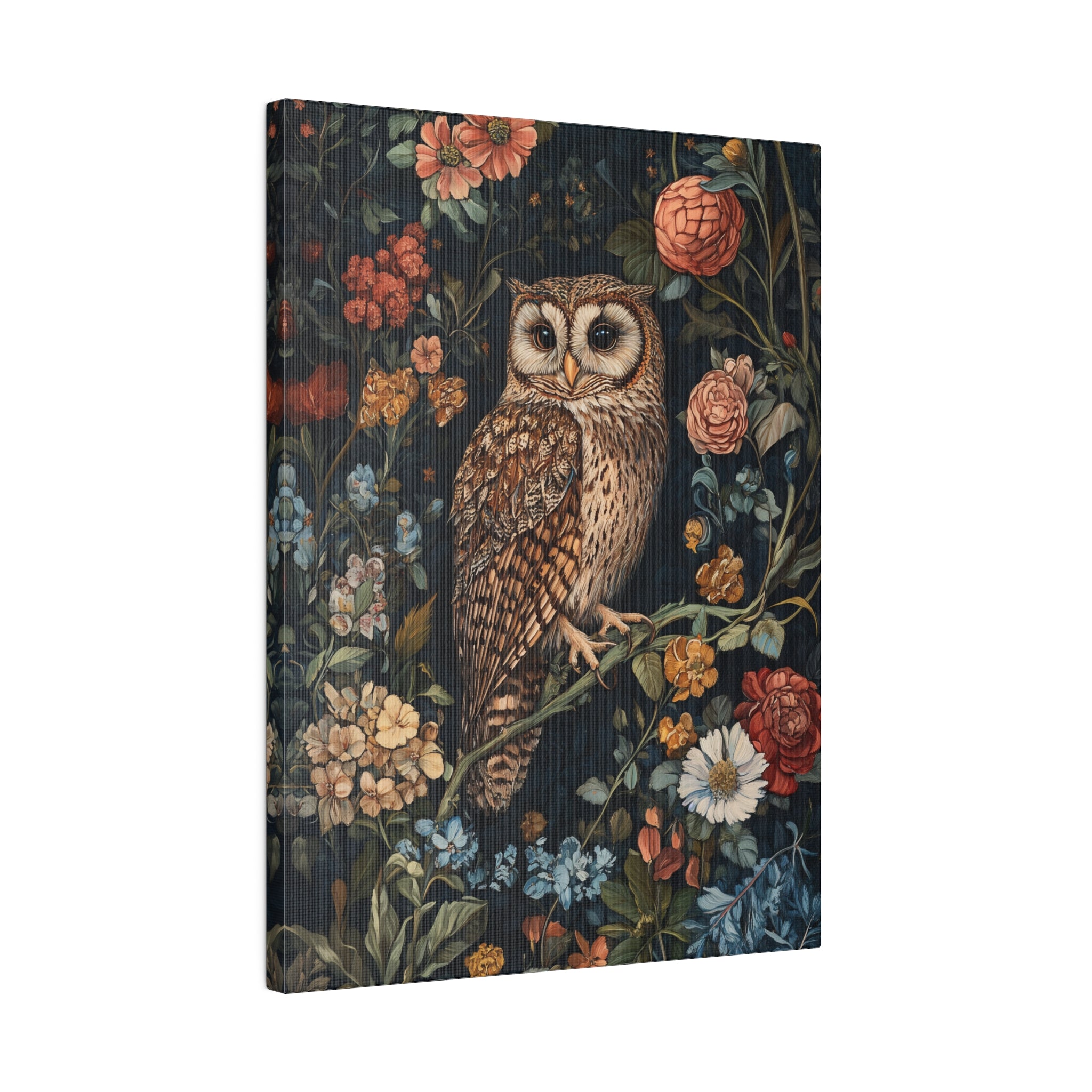 .75" Matte Canvas - Guardian of the Floral Night