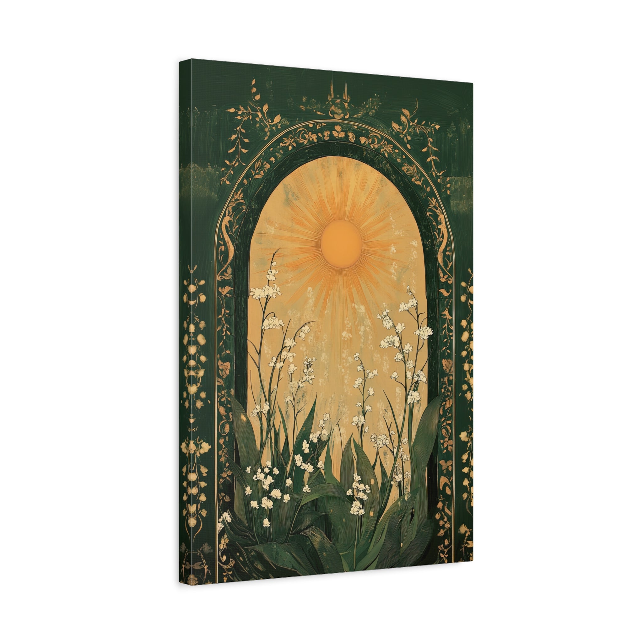 1.25" Matte Canvas - Lily of the Valley Archway