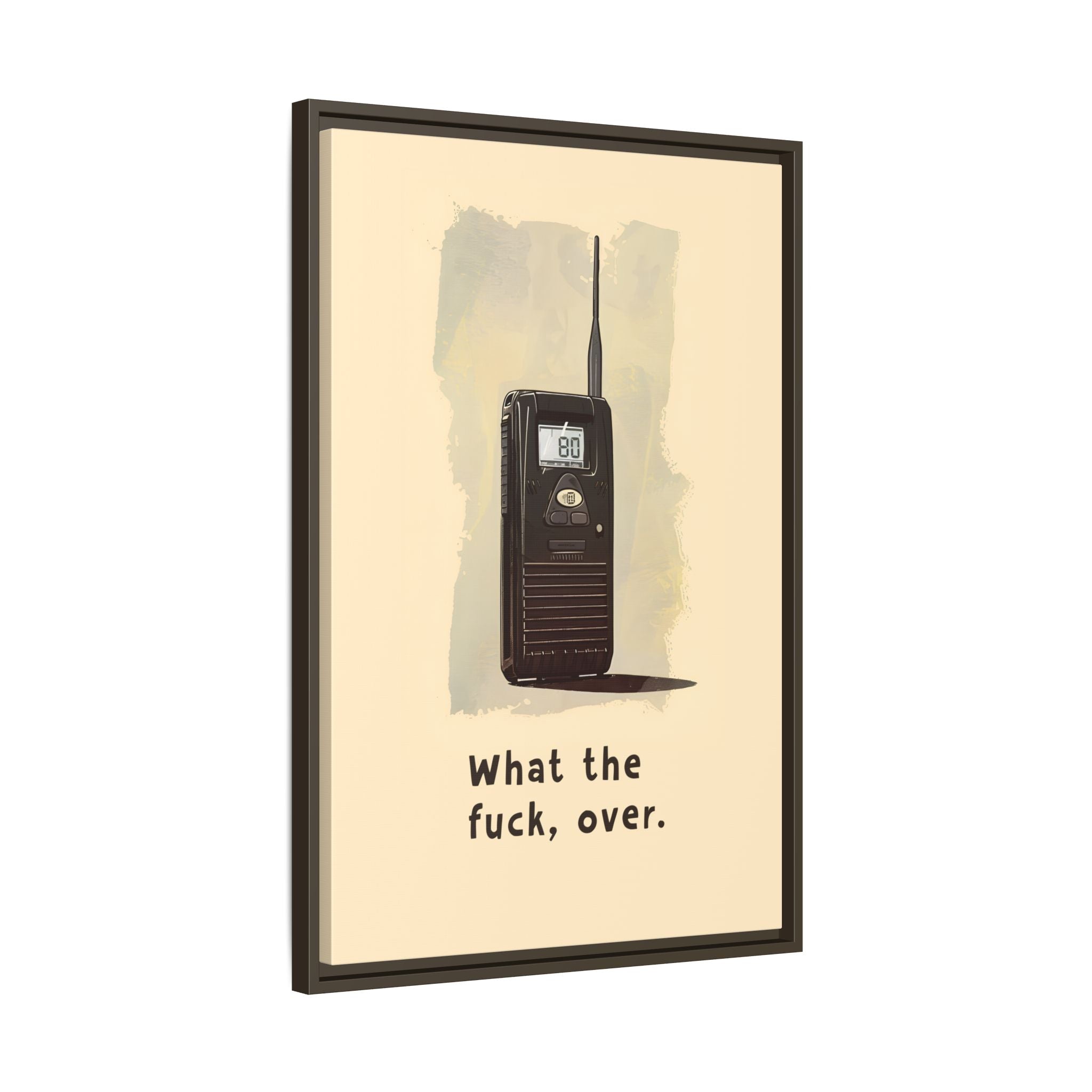 Framed Canvas - Walkie Talkie WTF Moment
