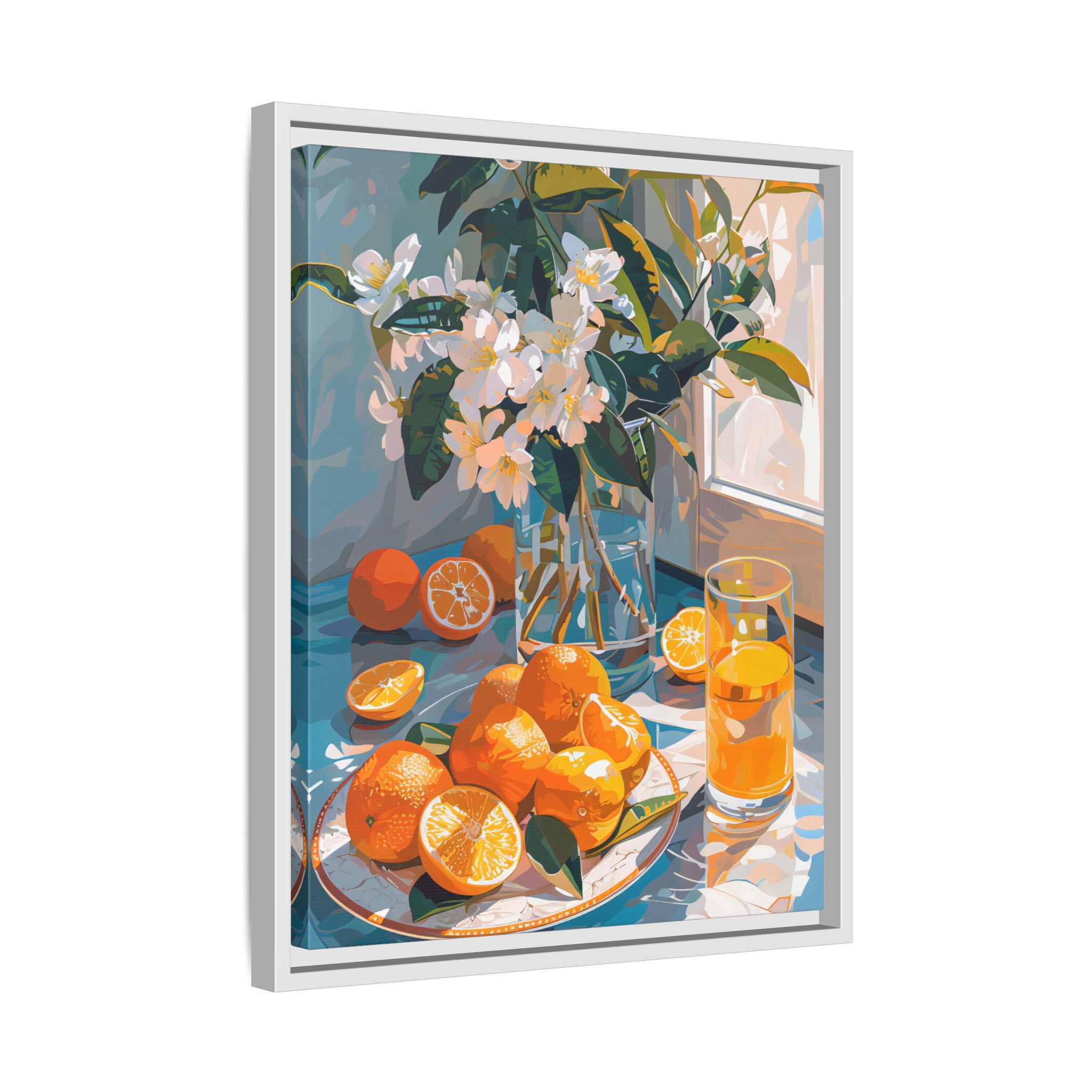 Framed Canvas - Citrus Blossom Morning