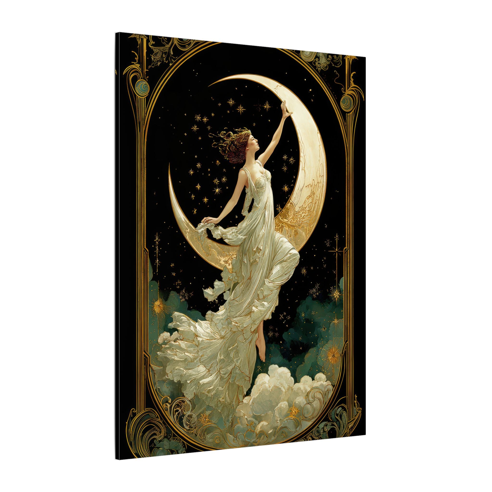 .75" Matte Canvas - Moon Goddess Ascending