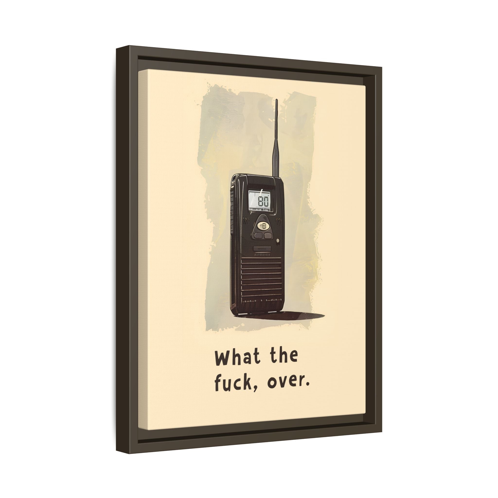 Framed Canvas - Walkie Talkie WTF Moment