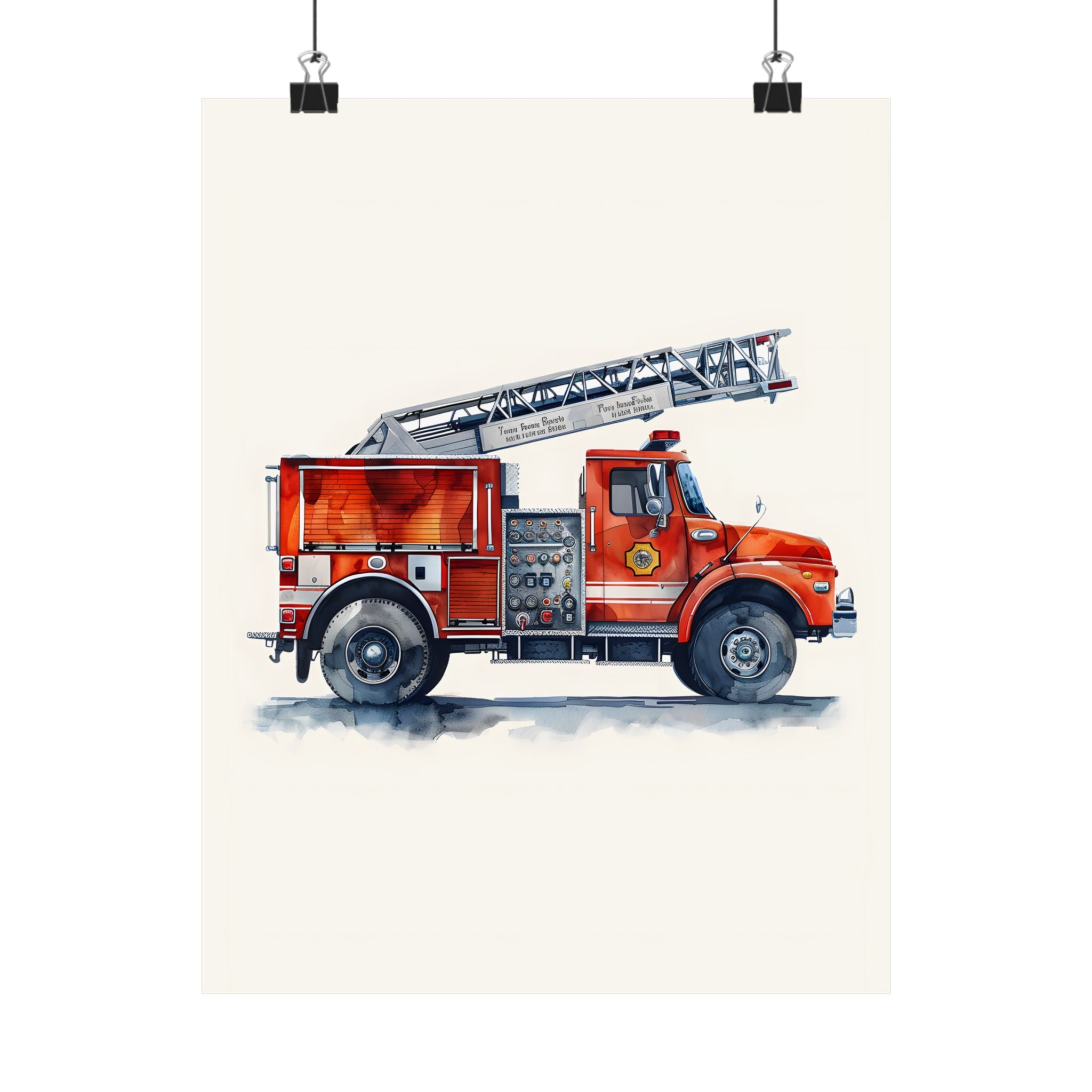Ladder Firetruck Nursery