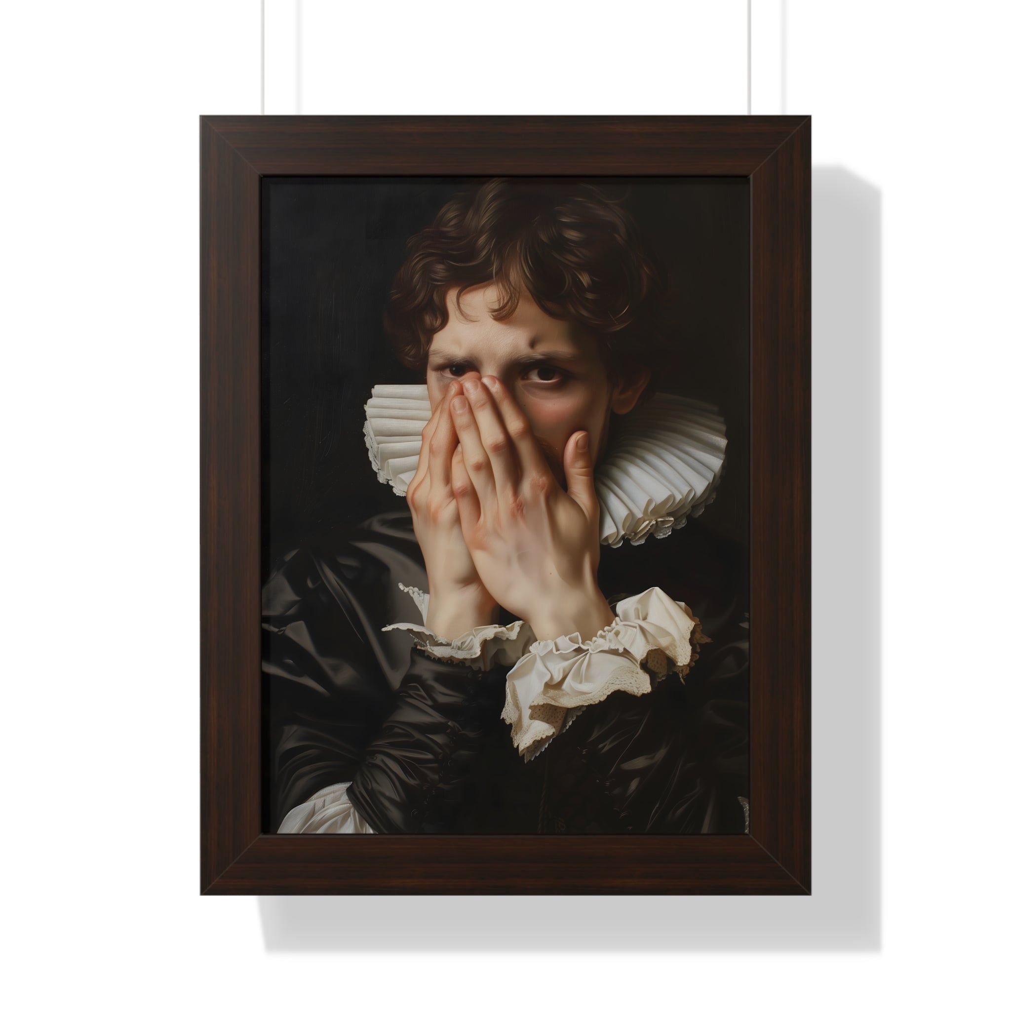 Framed Paper Print - The Foul Flush Reaction