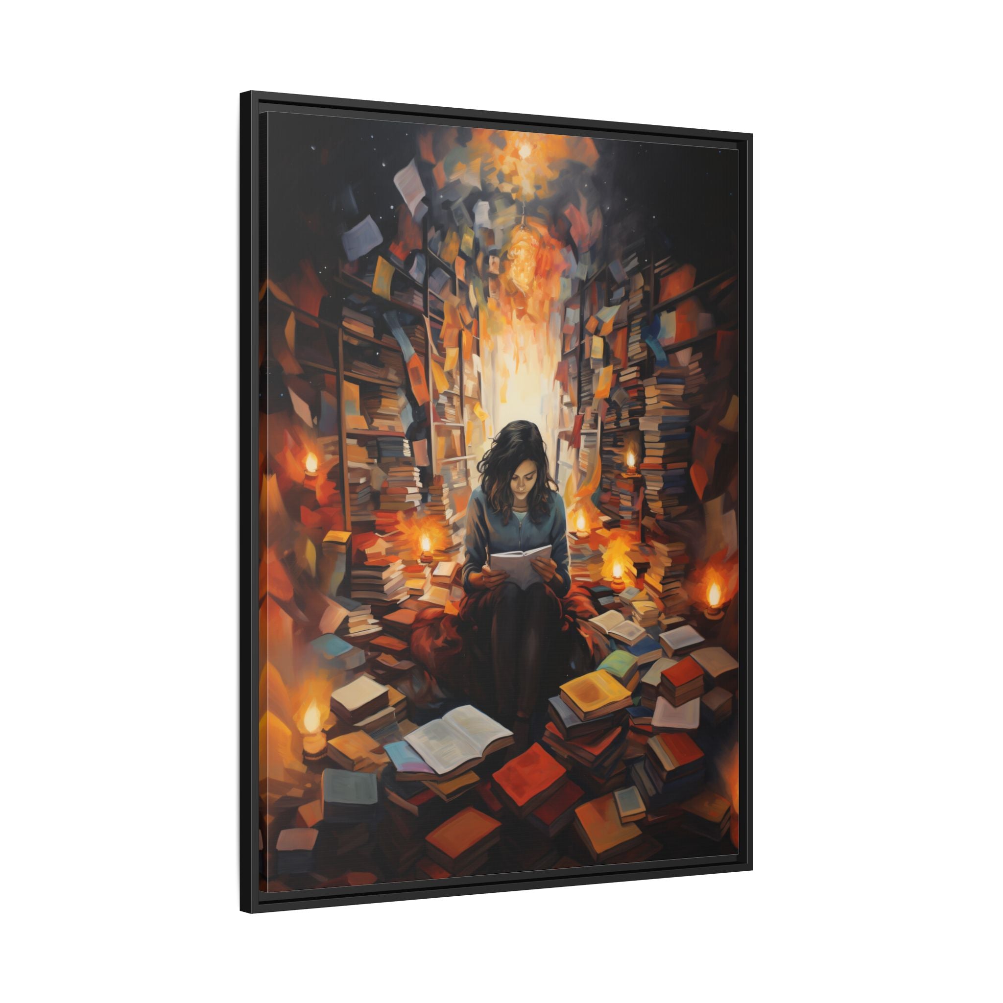 Framed Canvas - The Sanctuary of Stories