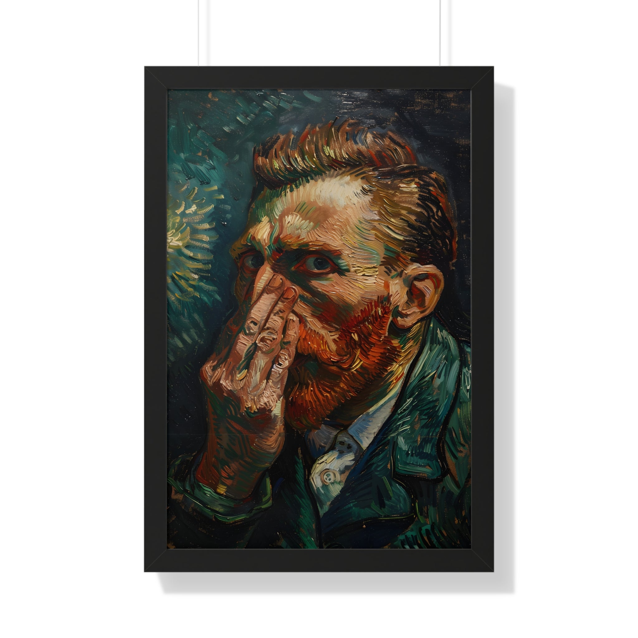 Framed Paper Print - Van Gogh Stinky Glare