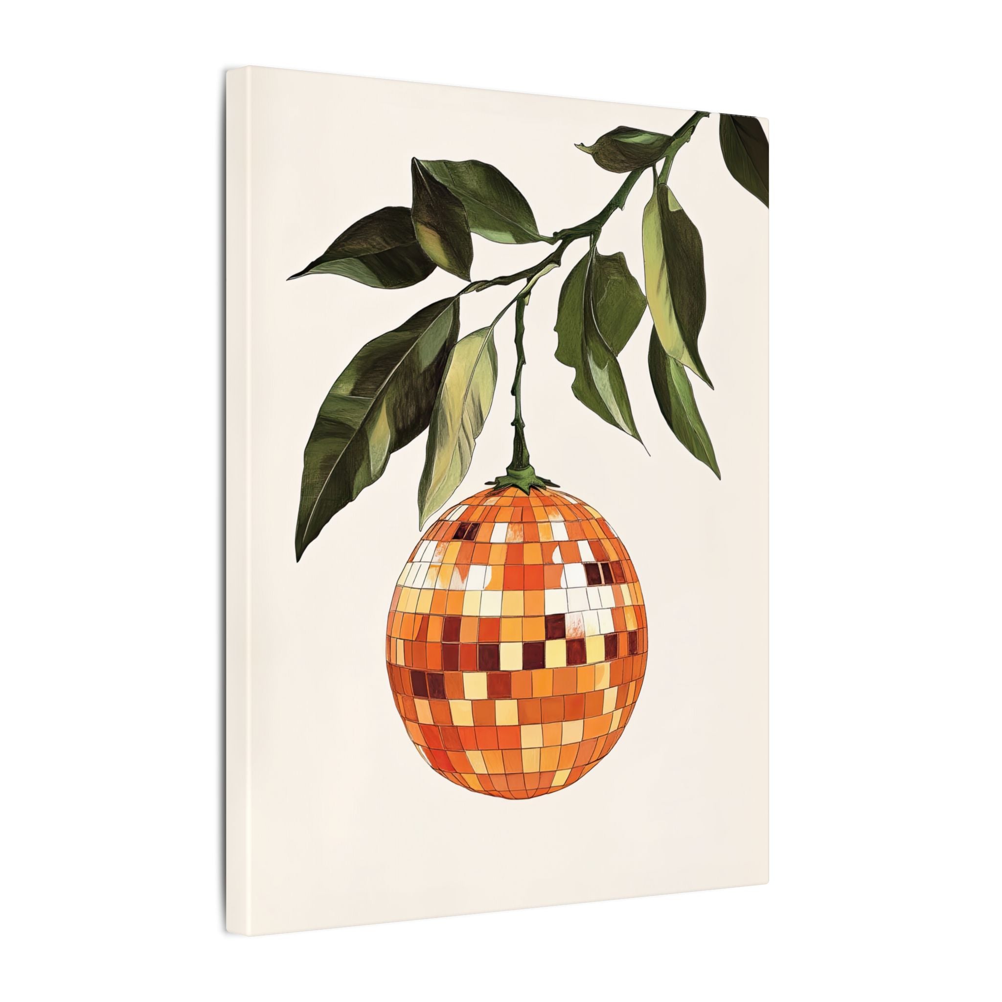 .75" Matte Canvas - Citrus Disco Glow Drop