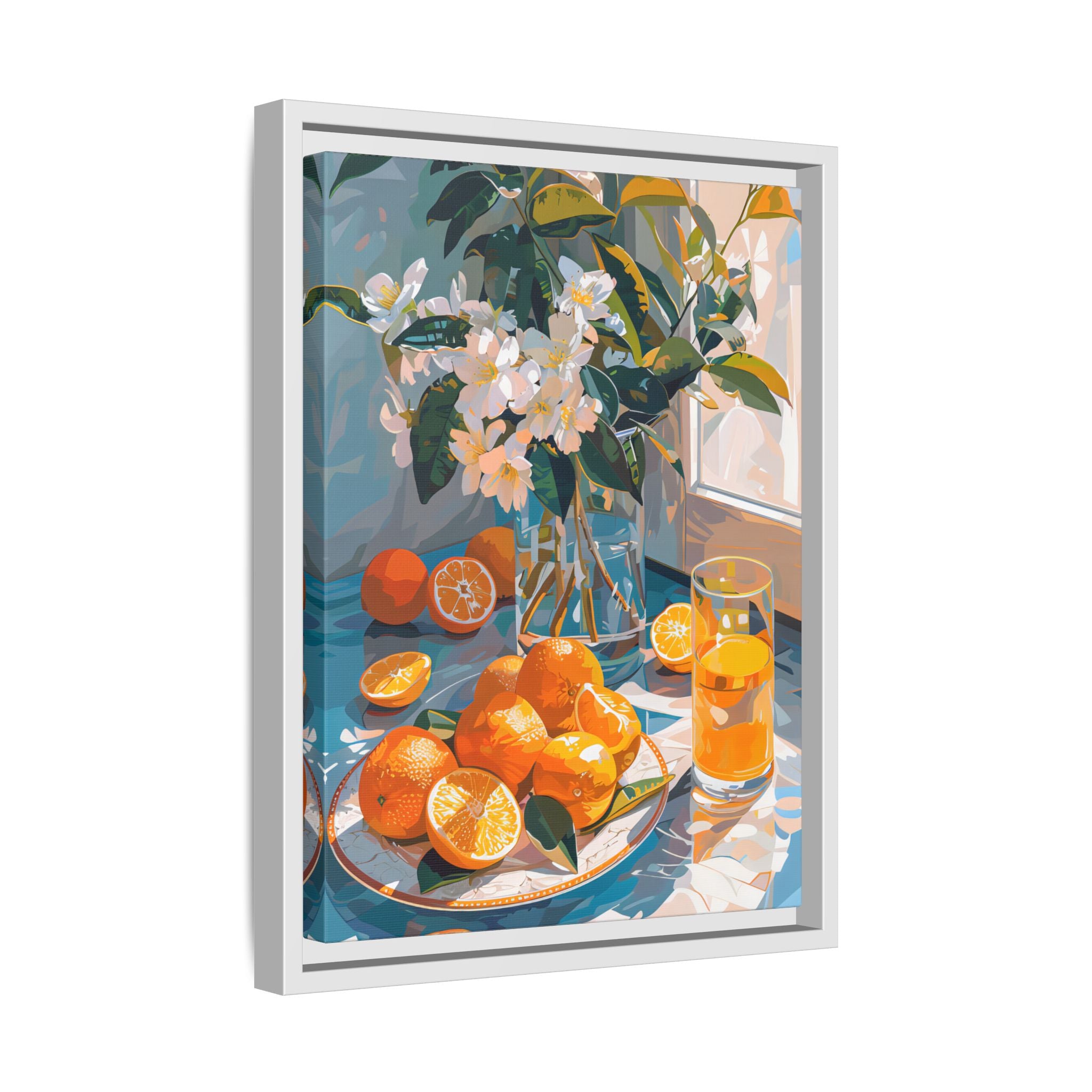 Framed Canvas - Citrus Blossom Morning