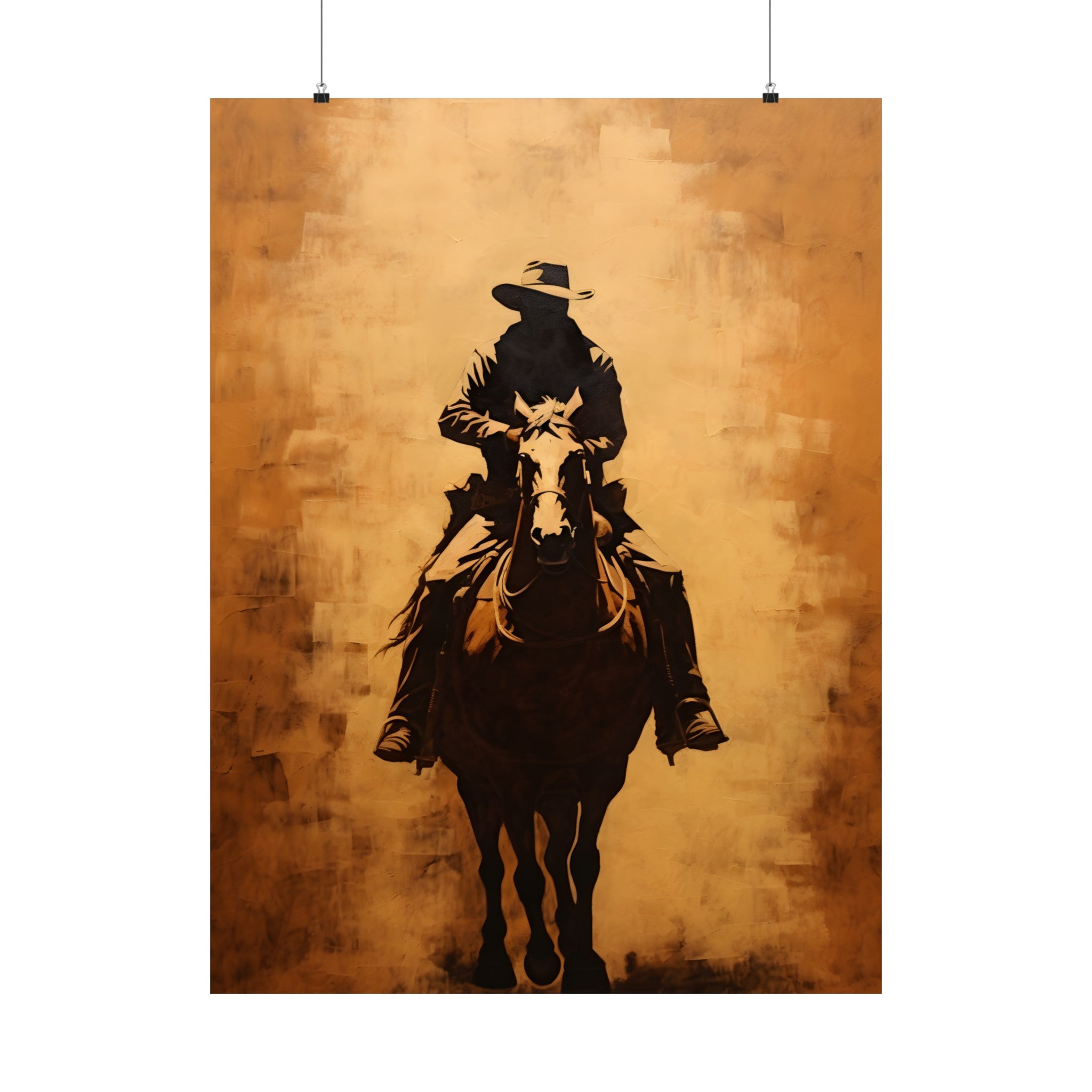 Cowboy Rider Silhouette