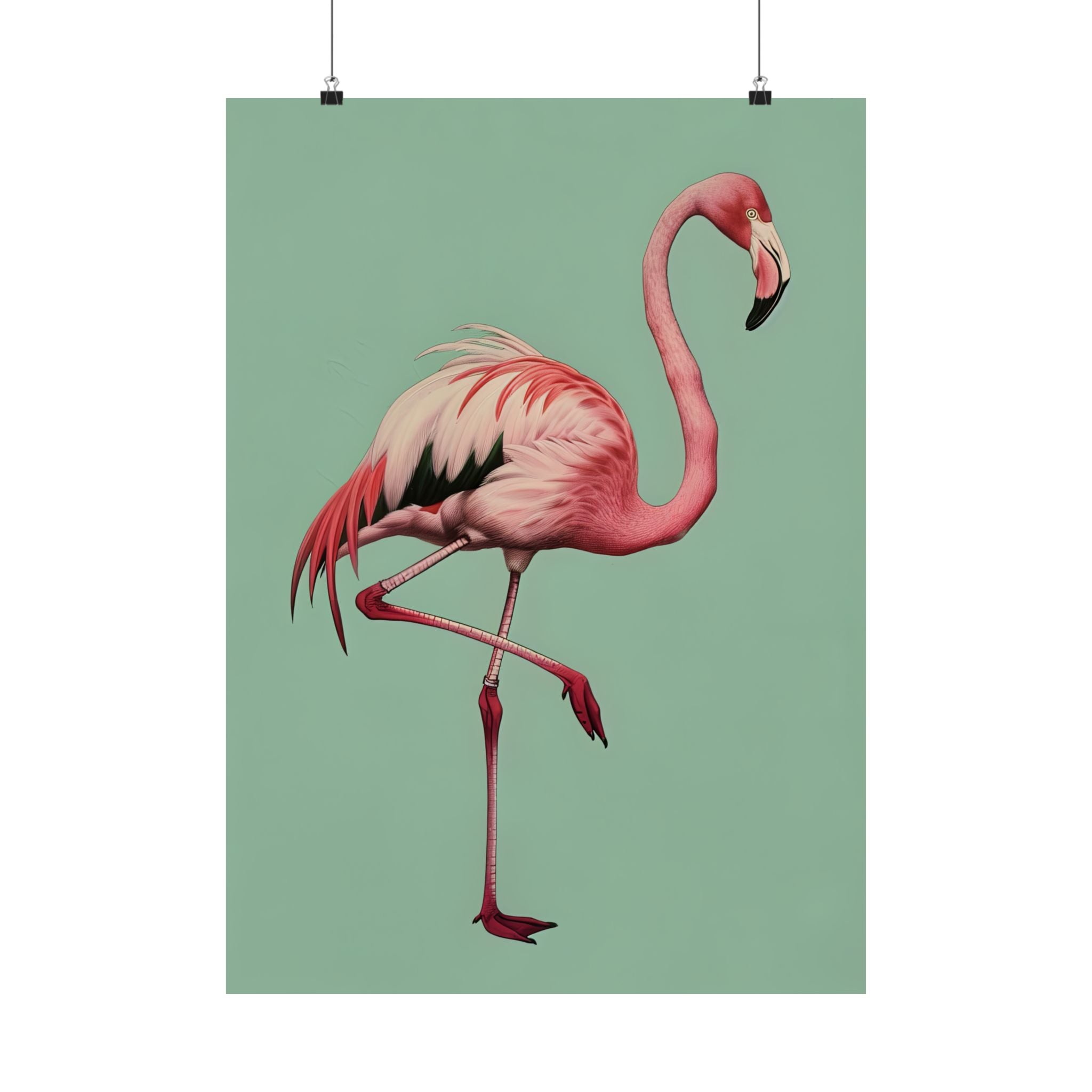 Pink Flamingo Tropical