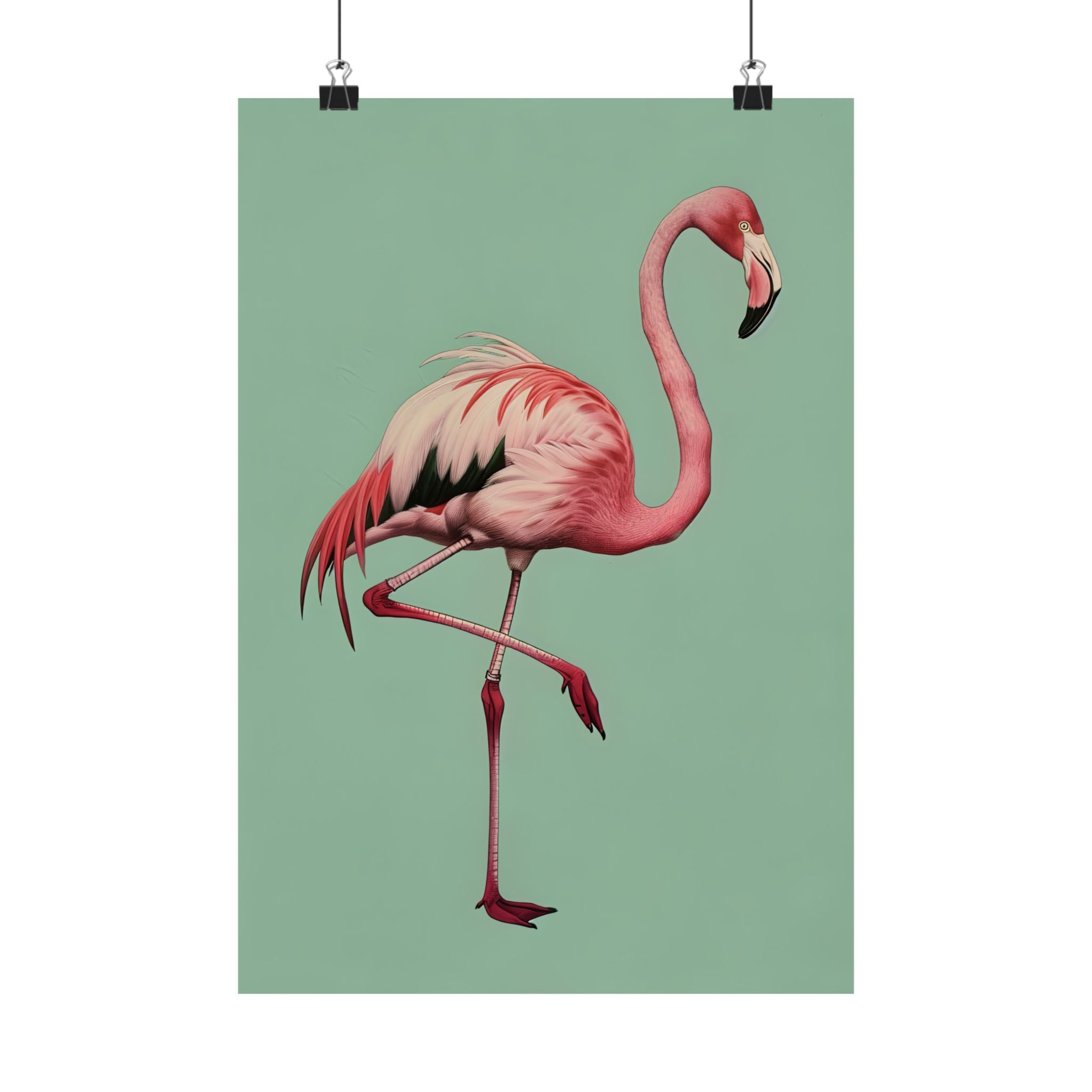 Pink Flamingo Tropical