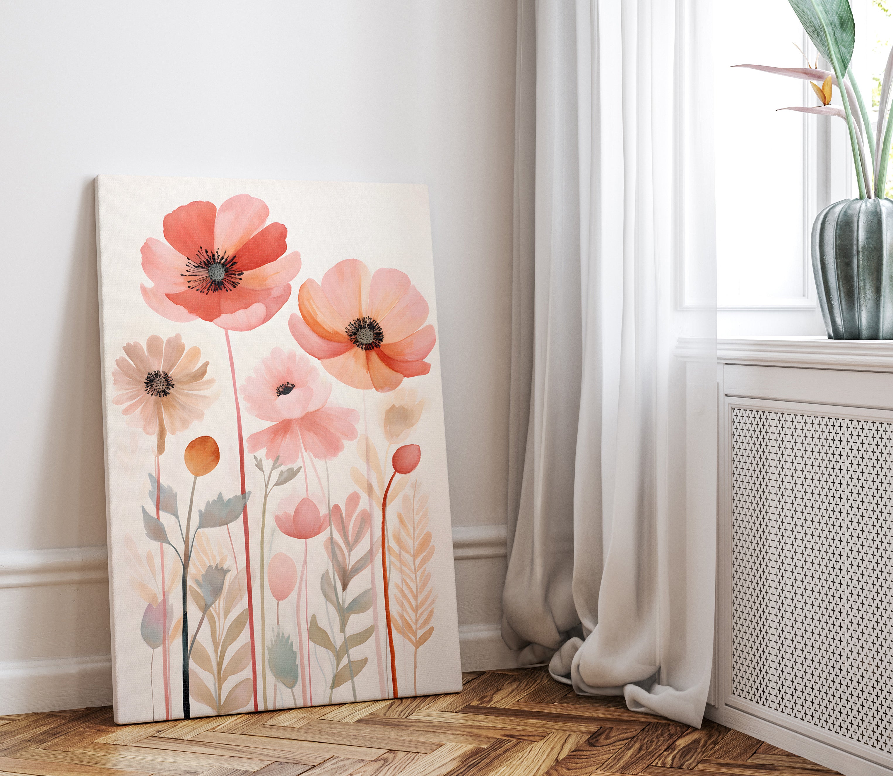 .75" Matte Canvas - Blush Bloom Bouquet