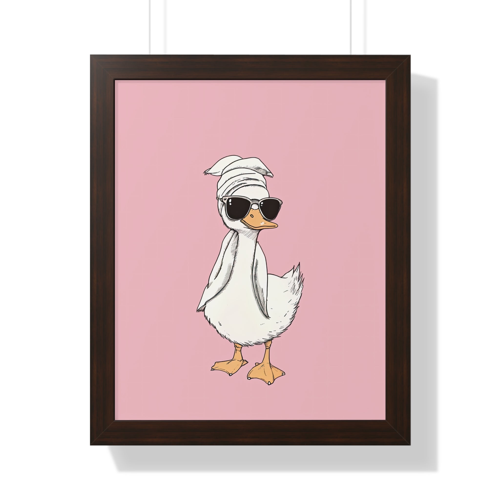 Framed Paper Print - Sassy Duck Retreat