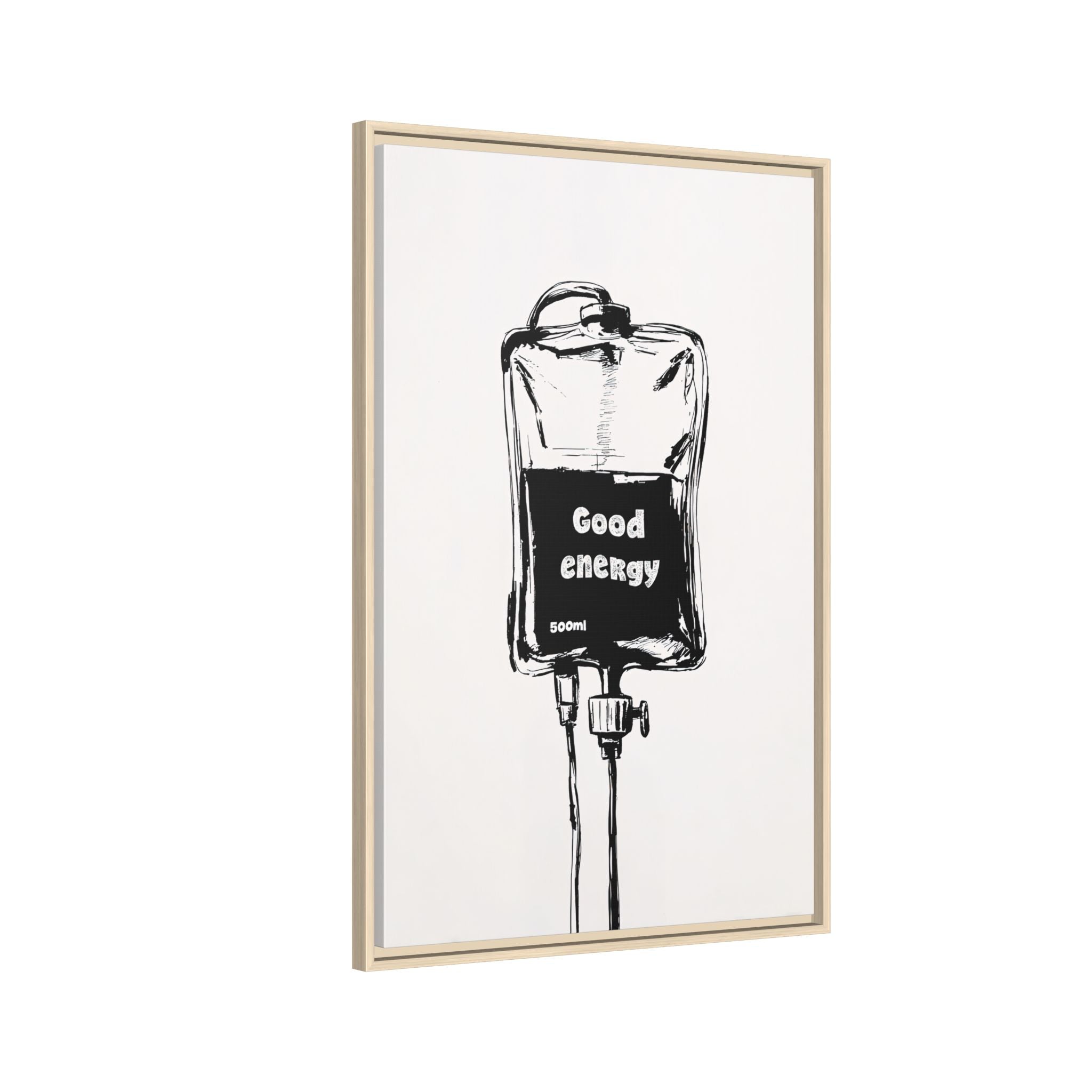 Framed Canvas - Good Energy IV Bag