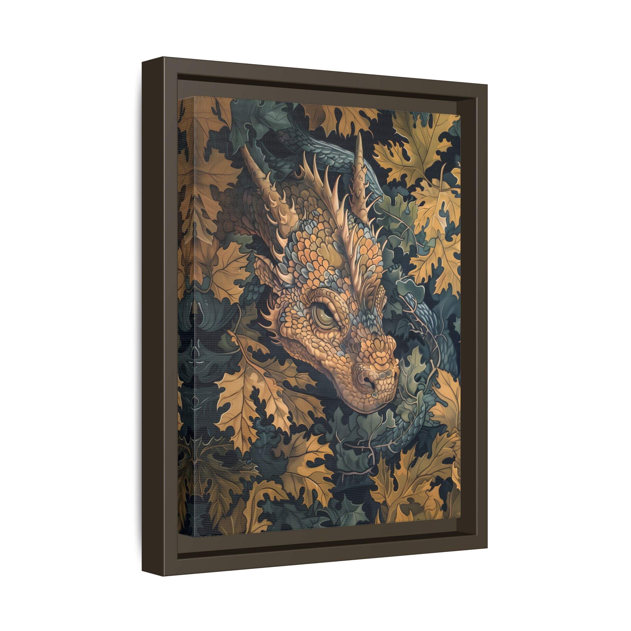 Framed Canvas - Enchanted Forest Dragon