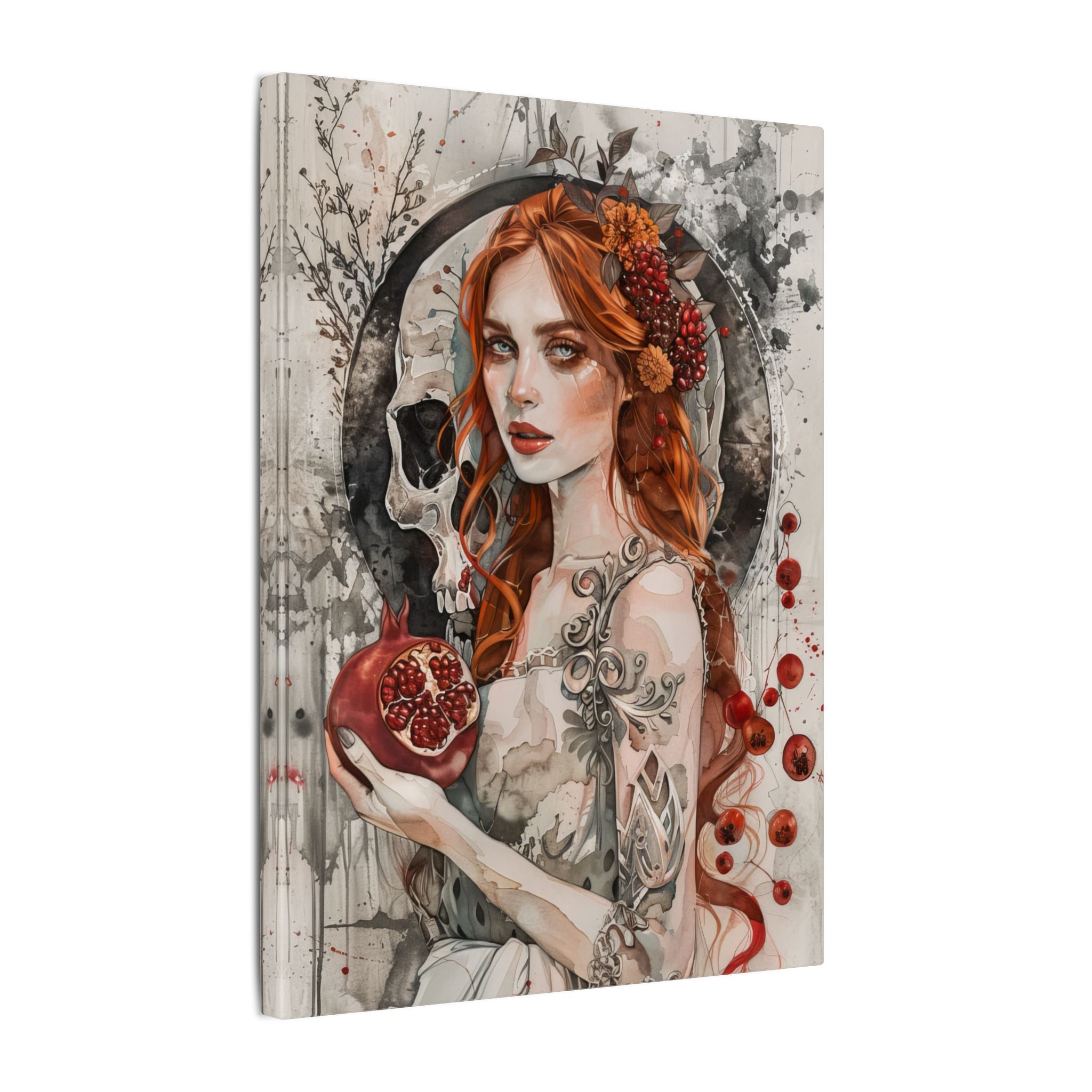 .75" Matte Canvas - Persephone’s Pomegranate Curse