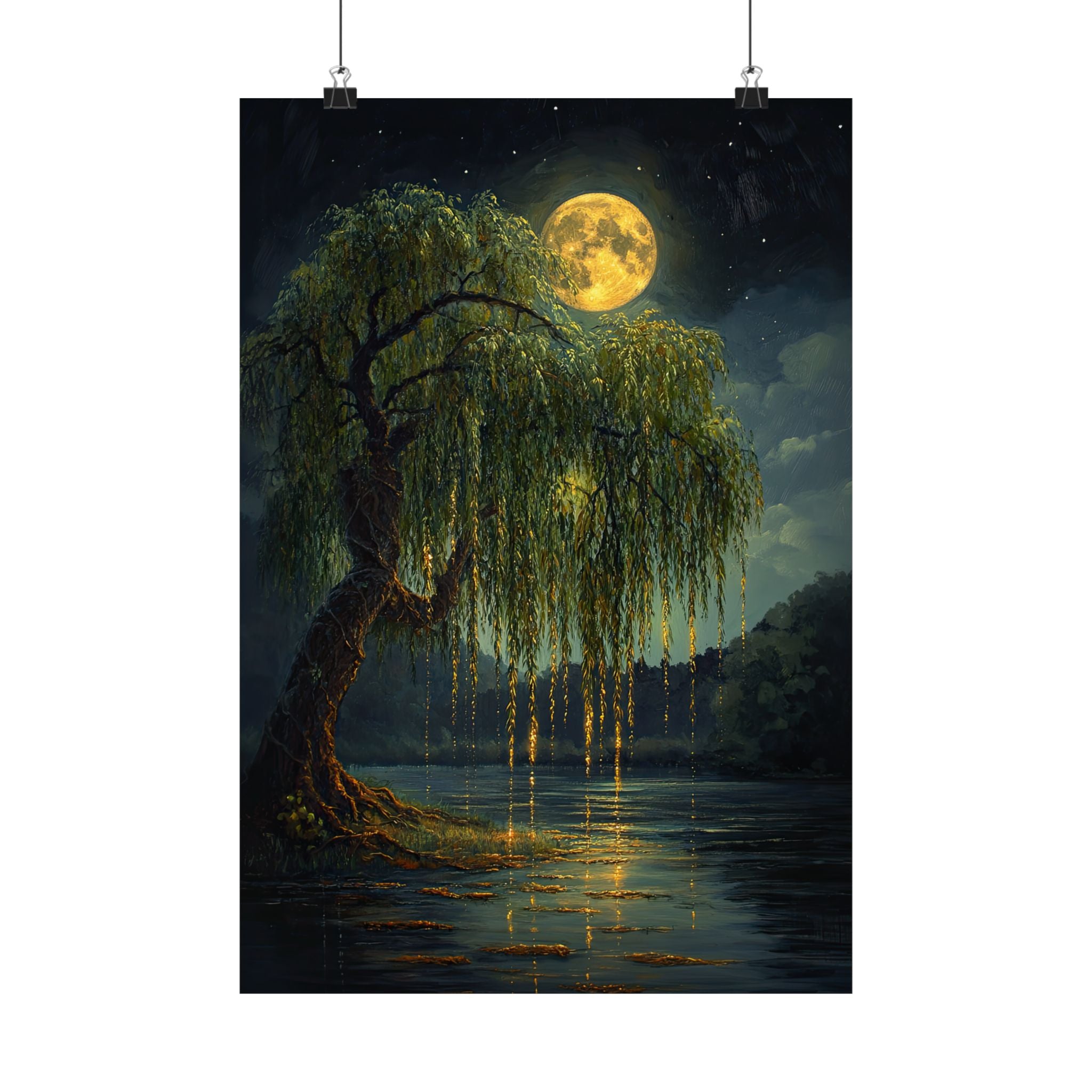 Moonlit Willow Glow