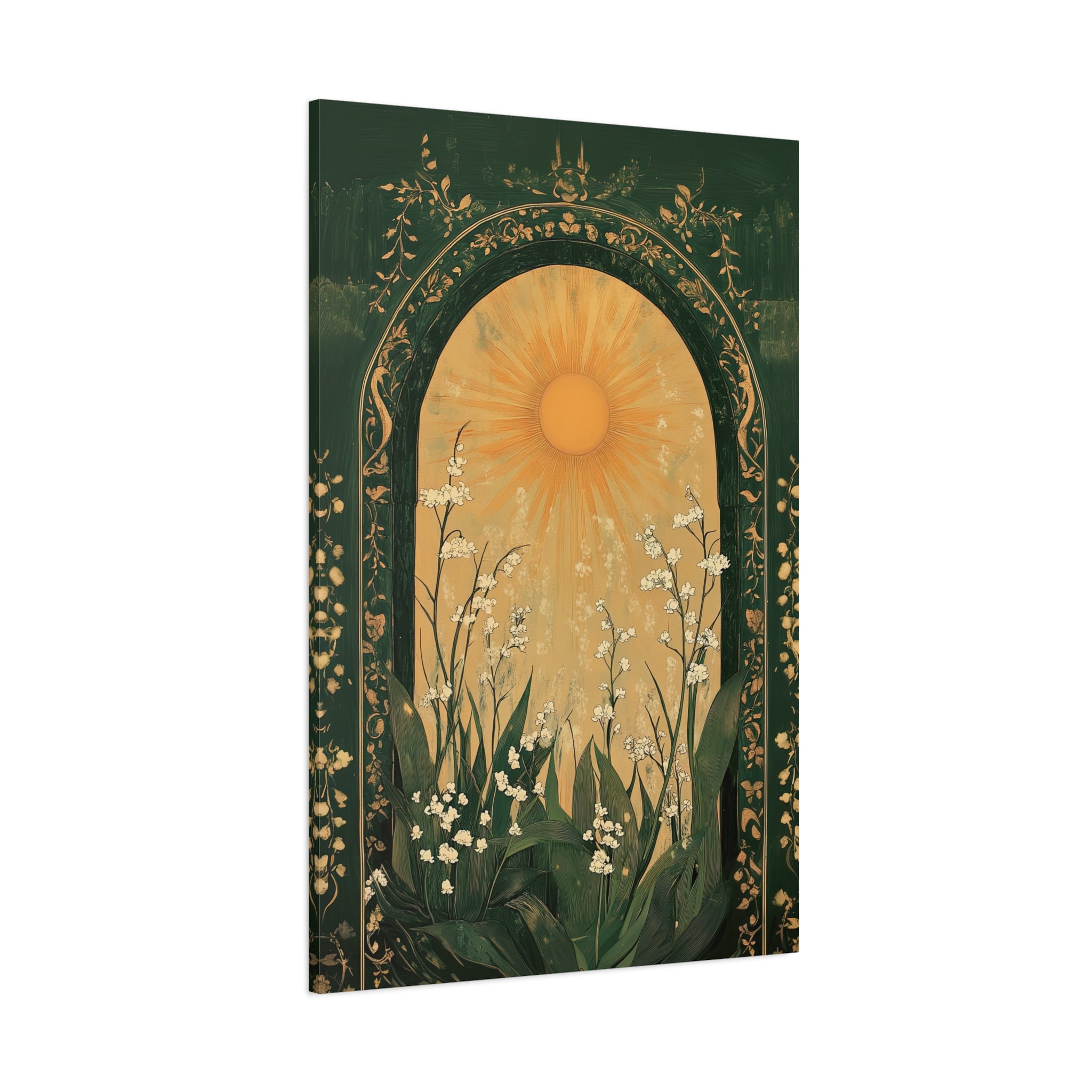 1.25" Matte Canvas - Lily of the Valley Archway