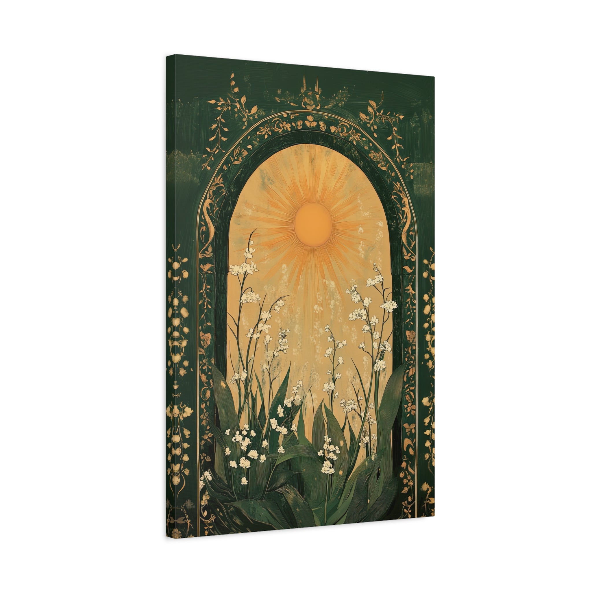 1.25" Matte Canvas - Lily of the Valley Archway