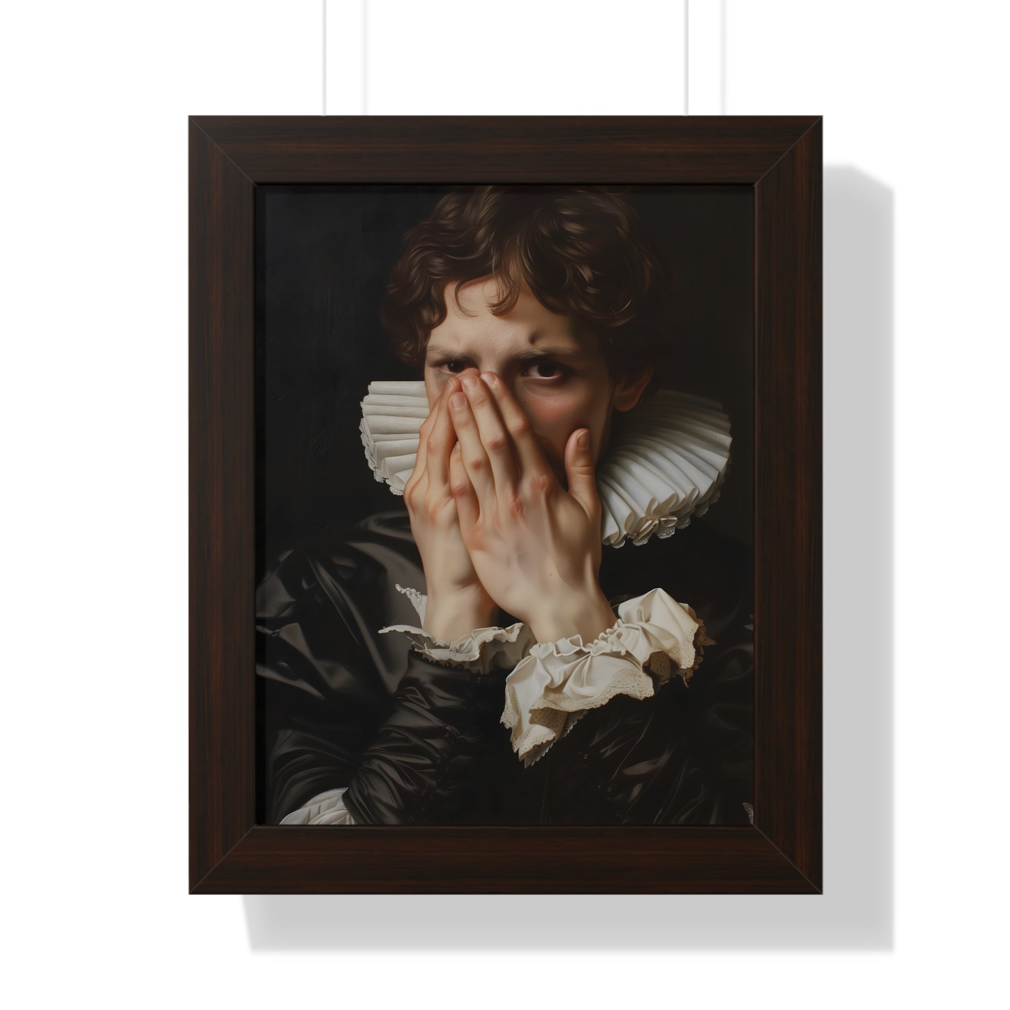 Framed Paper Print - The Foul Flush Reaction