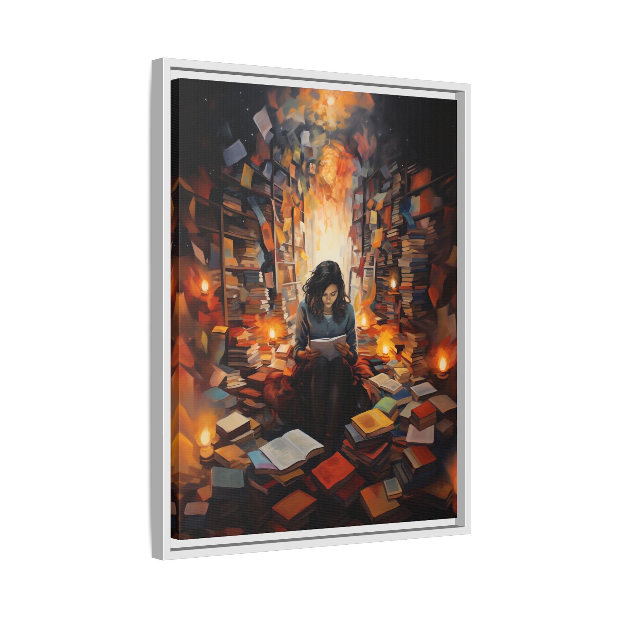 Framed Canvas - The Sanctuary of Stories