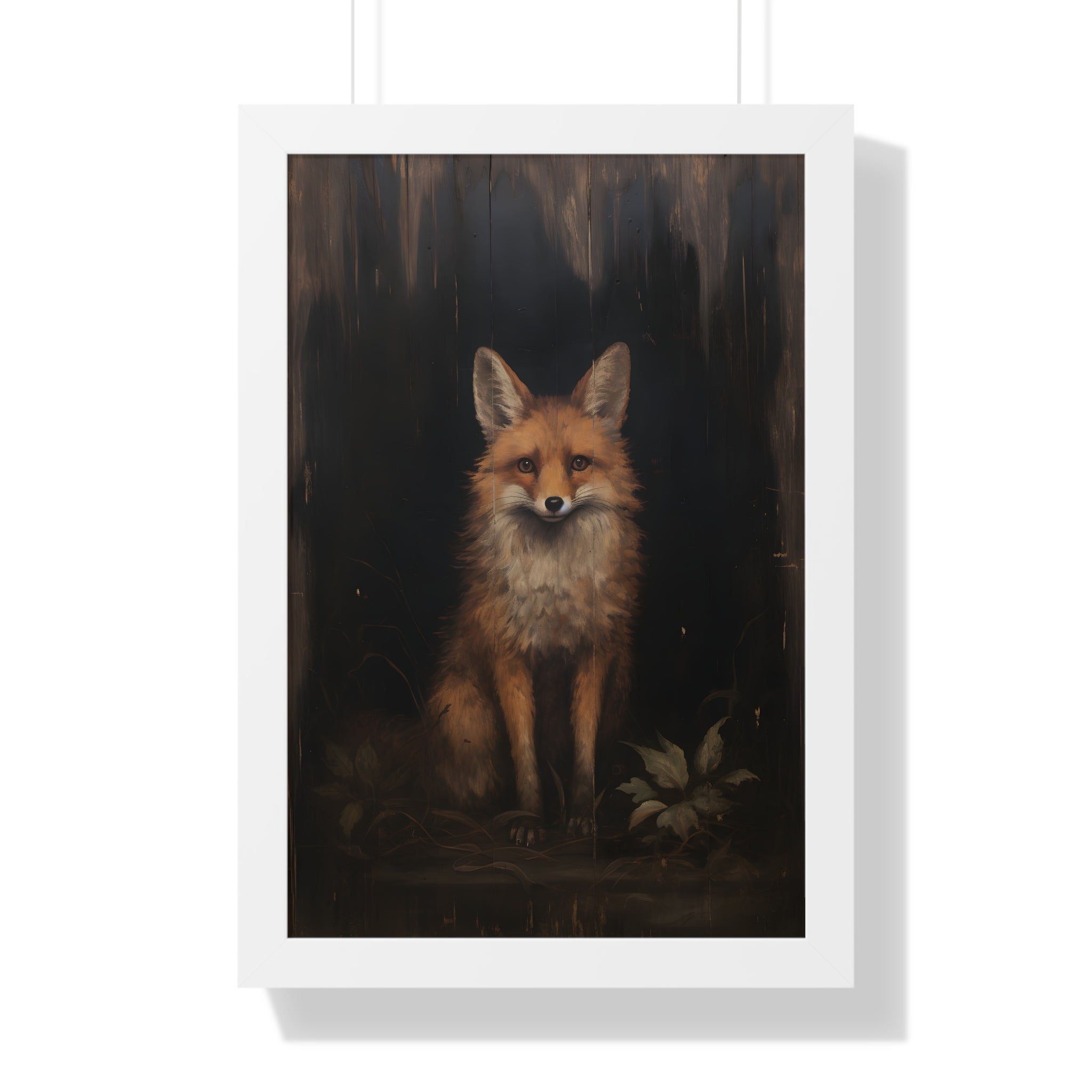 Framed Paper Print - Mystical Fox Gaze
