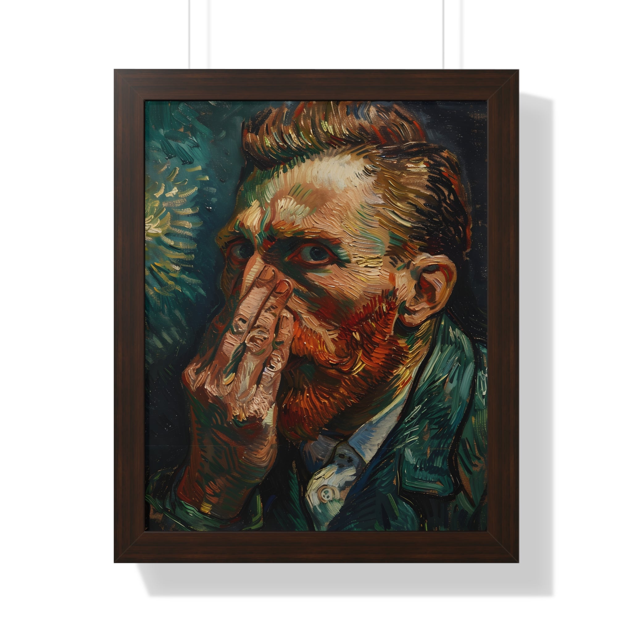 Framed Paper Print - Van Gogh Stinky Glare