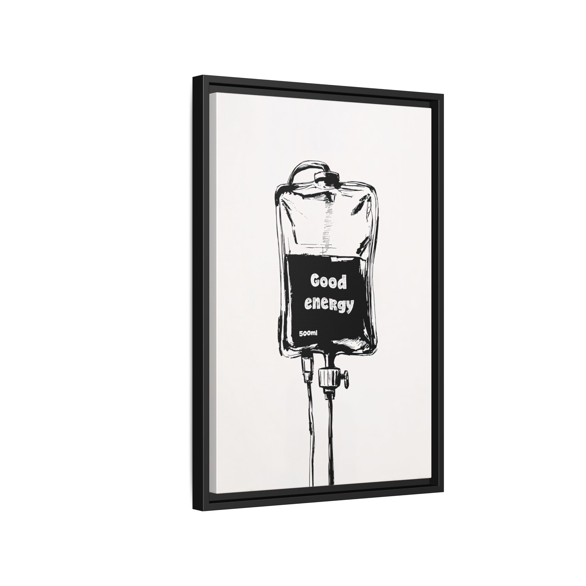 Framed Canvas - Good Energy IV Bag