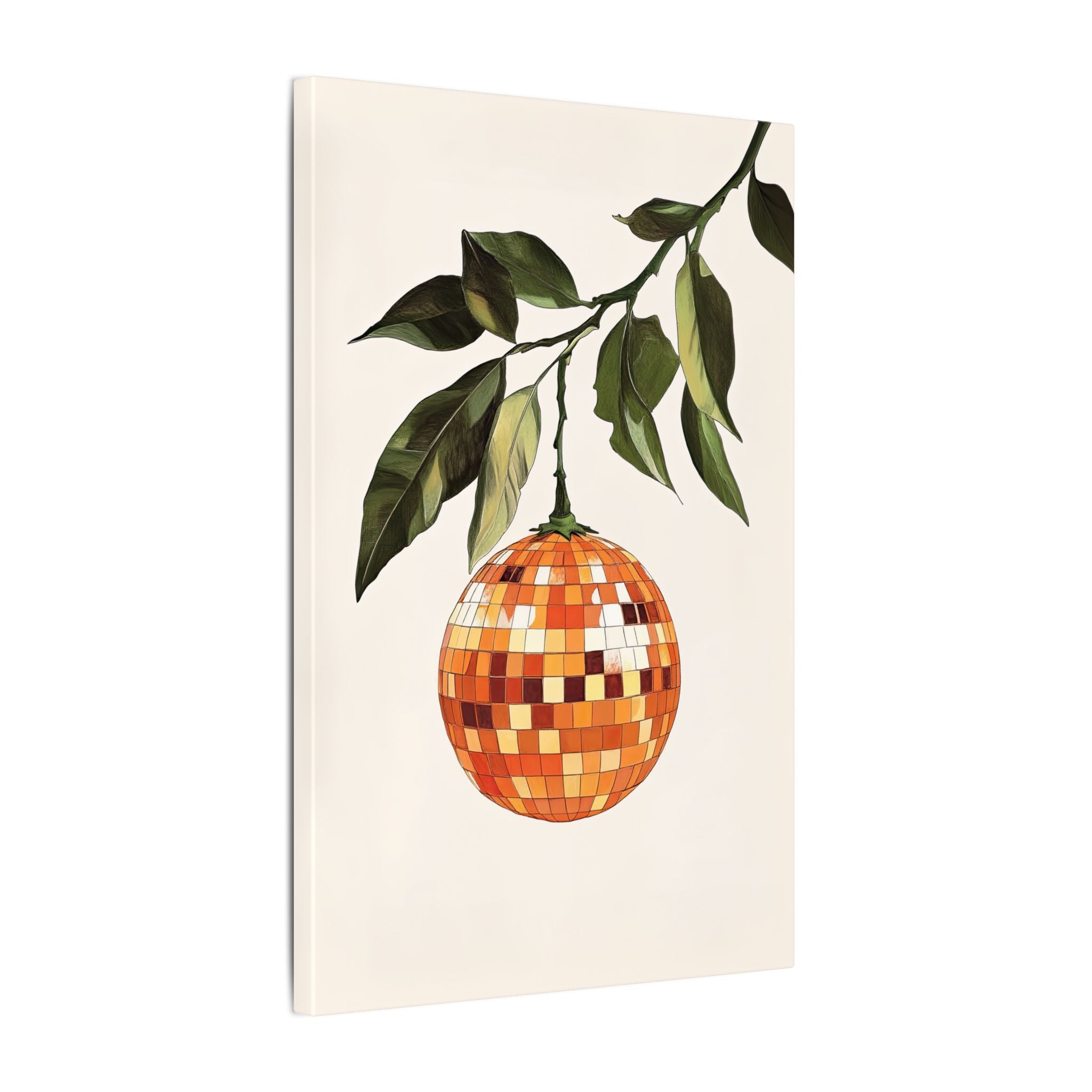 .75" Matte Canvas - Citrus Disco Glow Drop