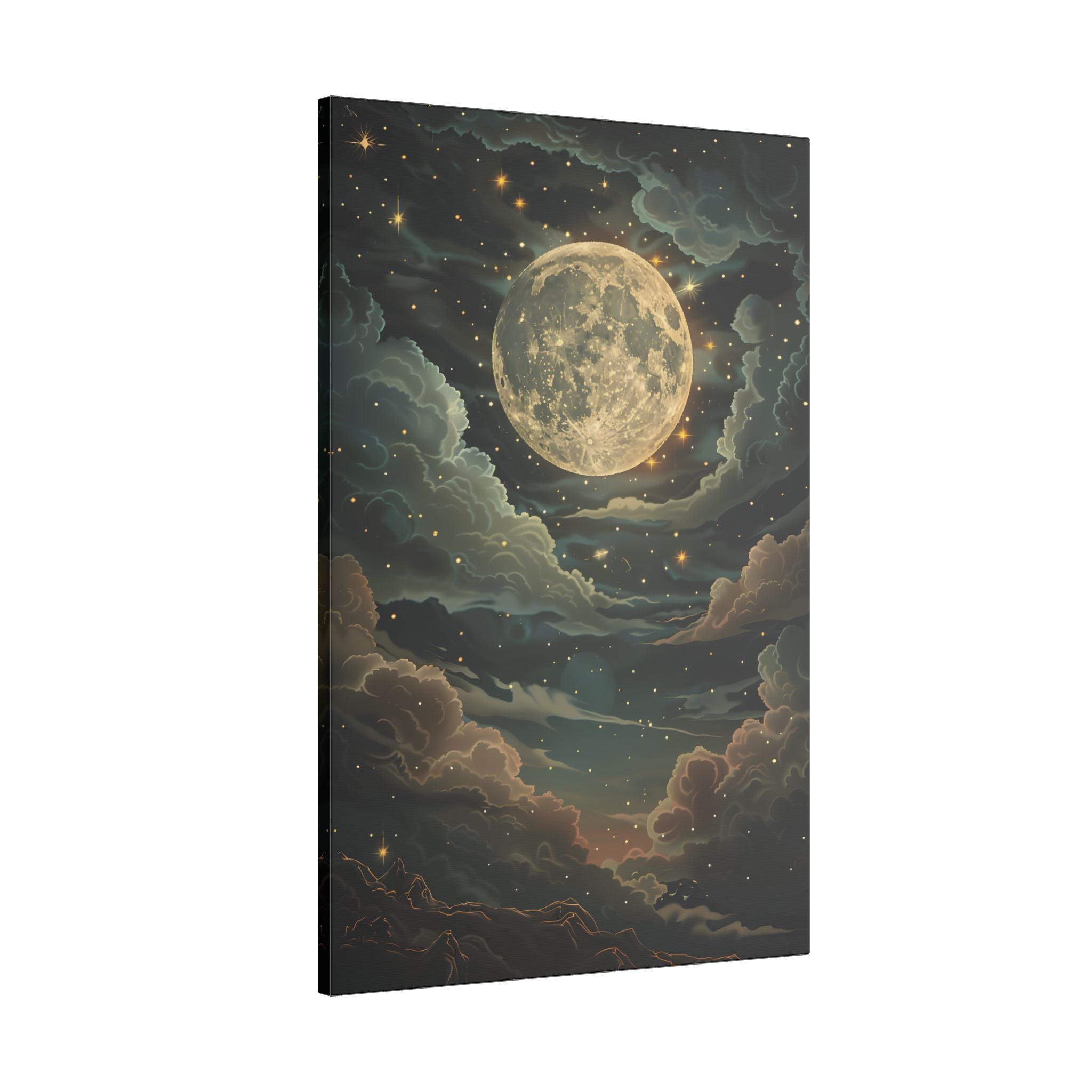 .75" Matte Canvas - Enchanting Lunar Glow