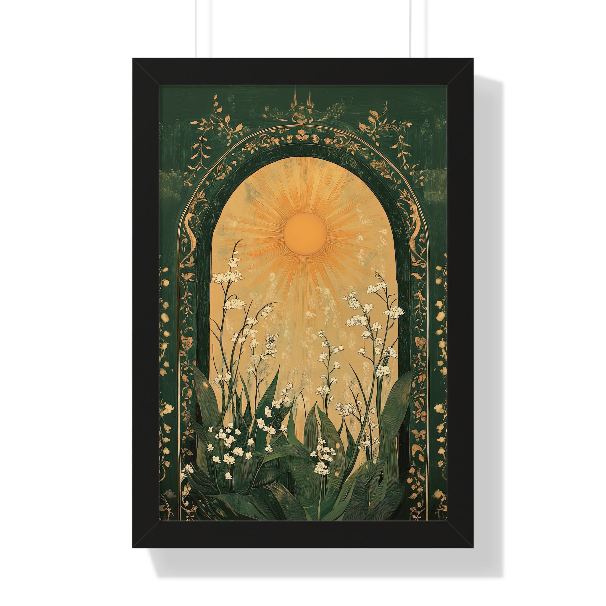 Framed Paper Print - Lily of the Valley Archway