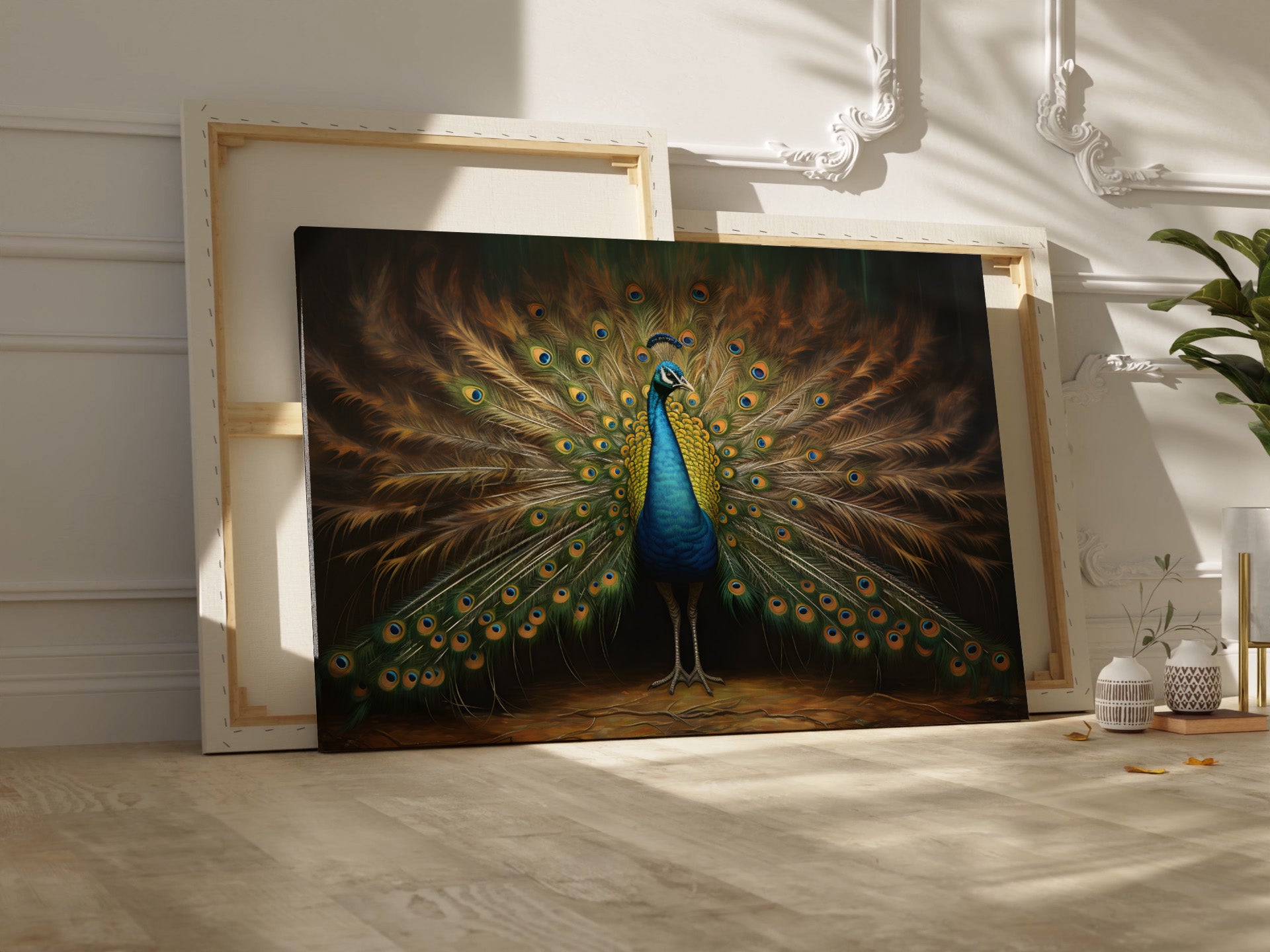 .75" Matte Canvas - Regal Plumage Twilight