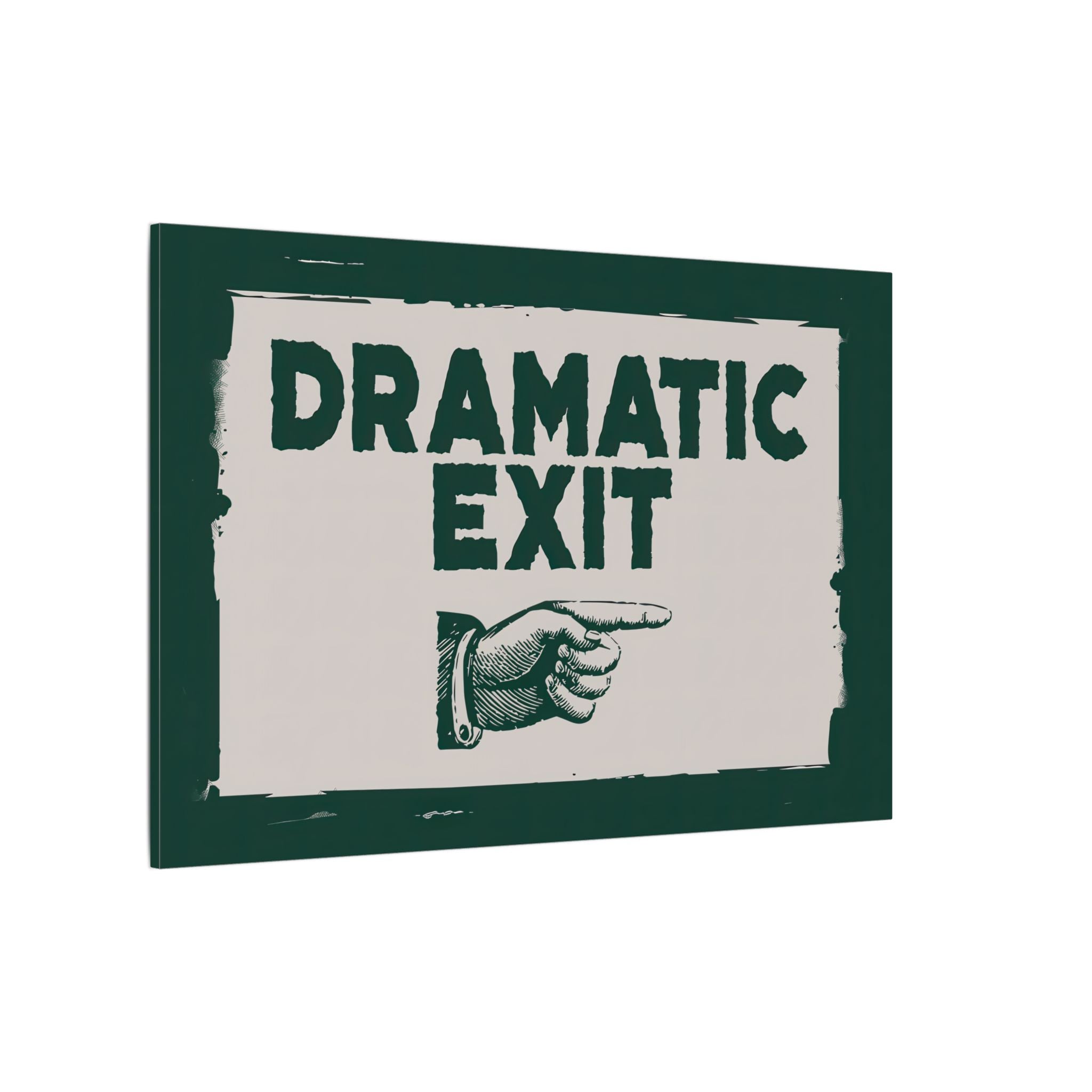 .75" Matte Canvas - Dramatic Exit Strategy