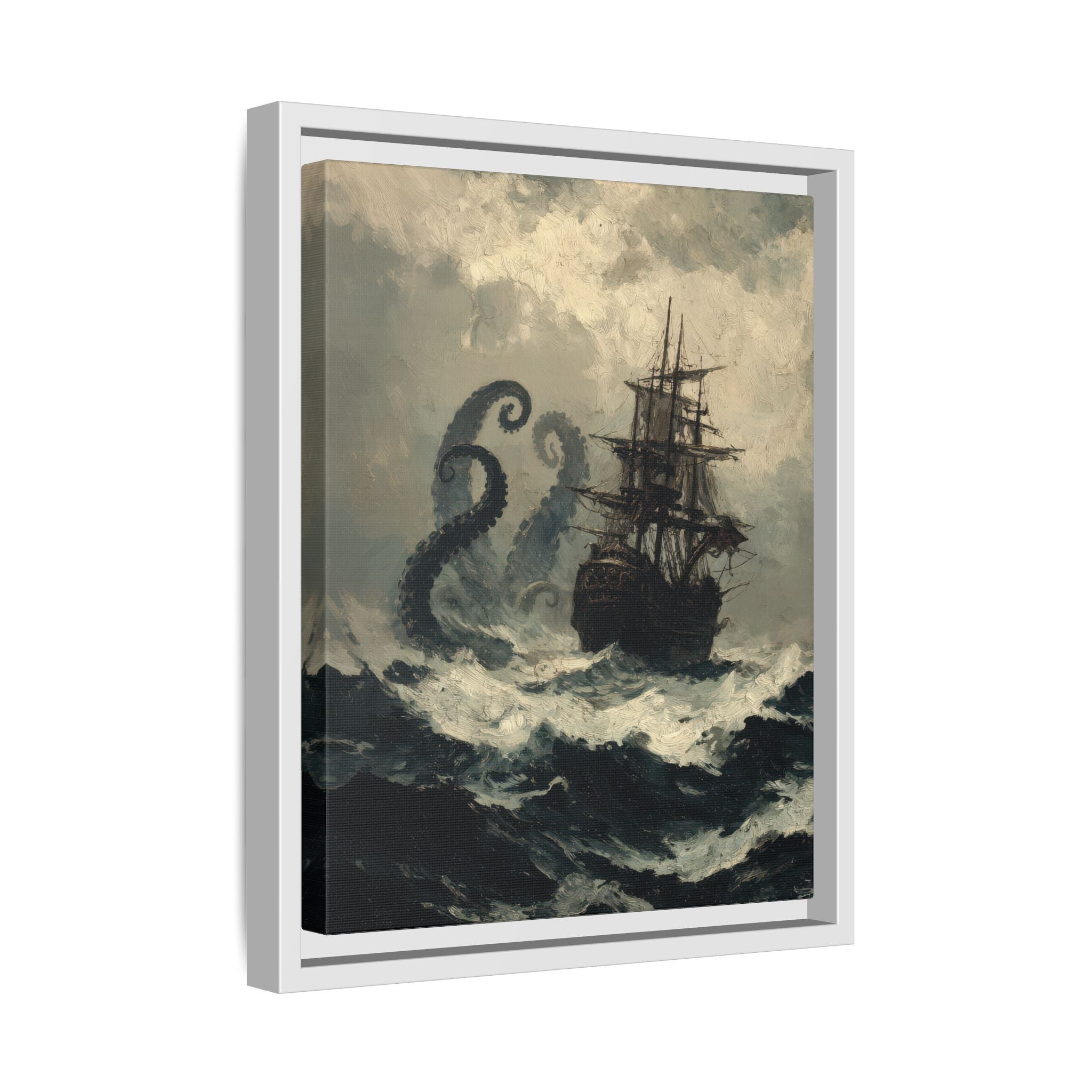 Framed Canvas - Into the Kraken’s Wake