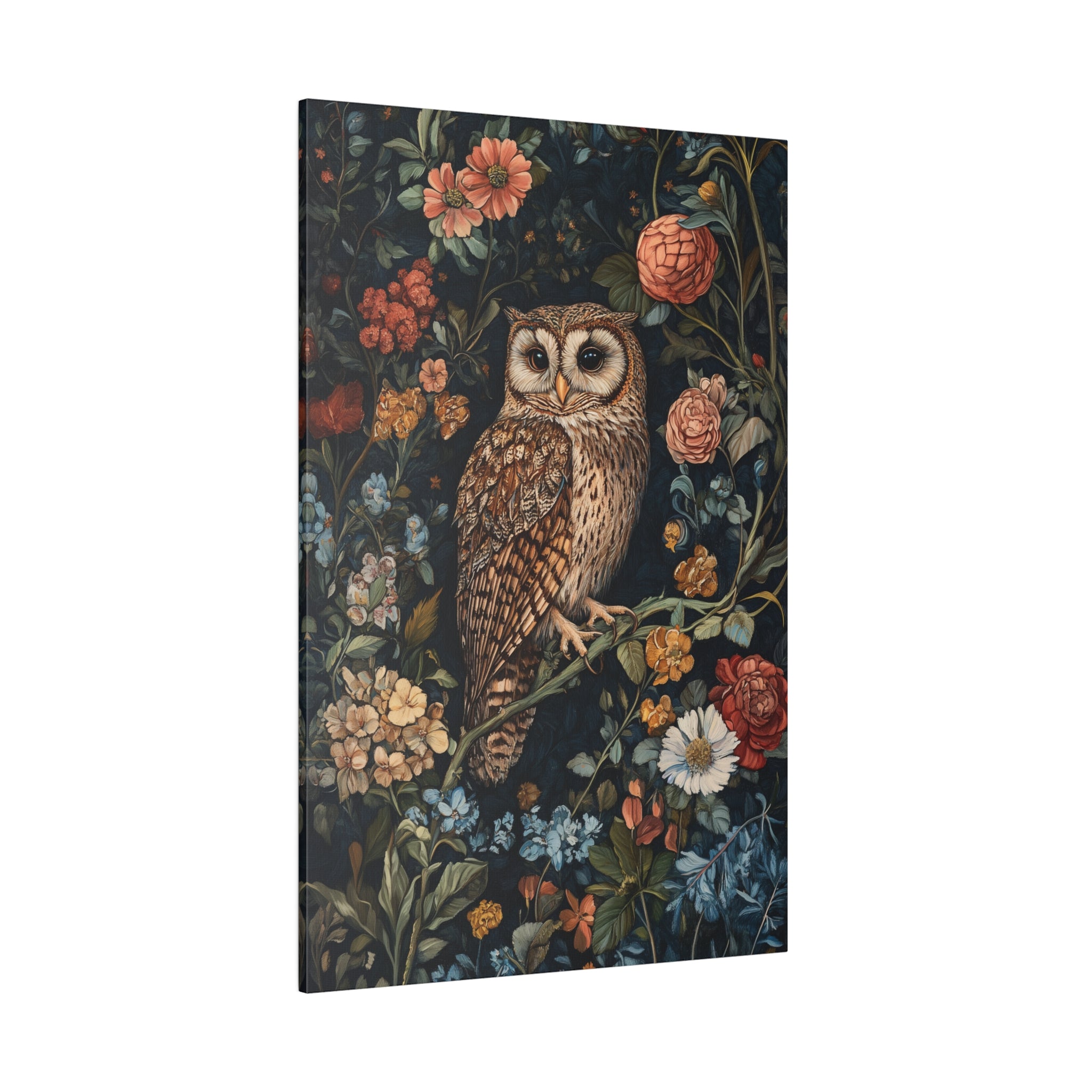 .75" Matte Canvas - Guardian of the Floral Night