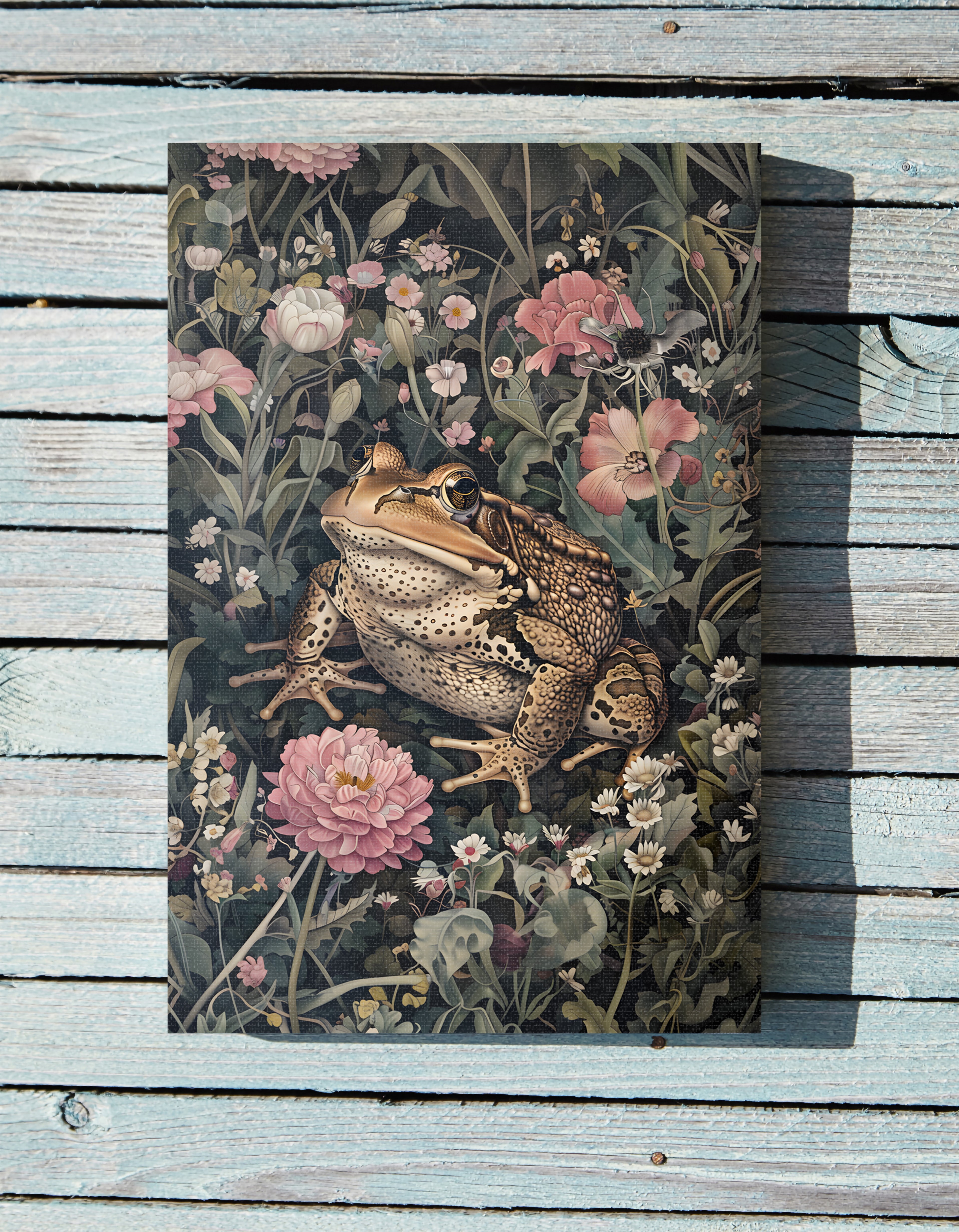 .75" Matte Canvas - Enchanted Frog&