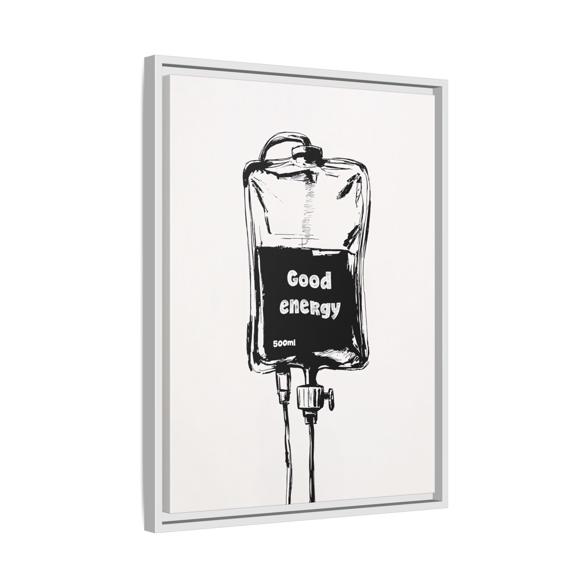 Framed Canvas - Good Energy IV Bag