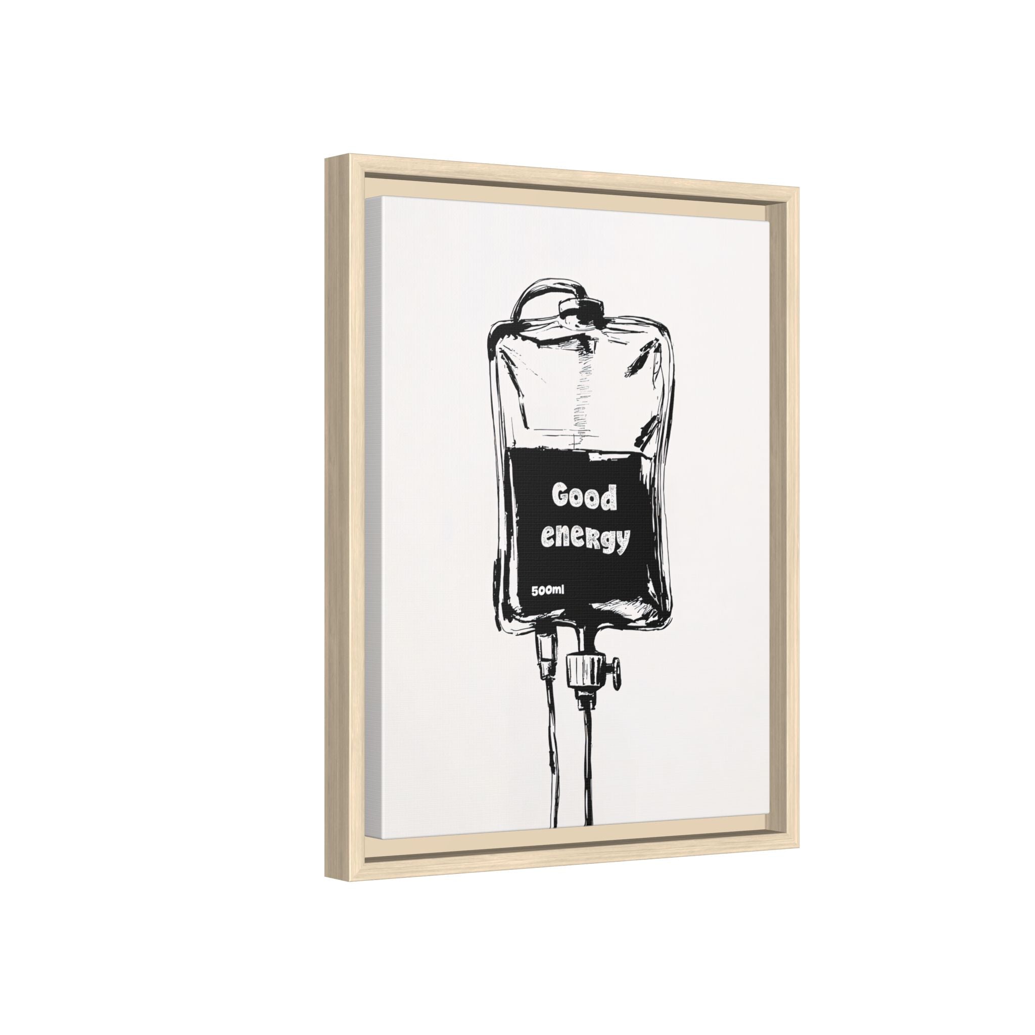 Framed Canvas - Good Energy IV Bag