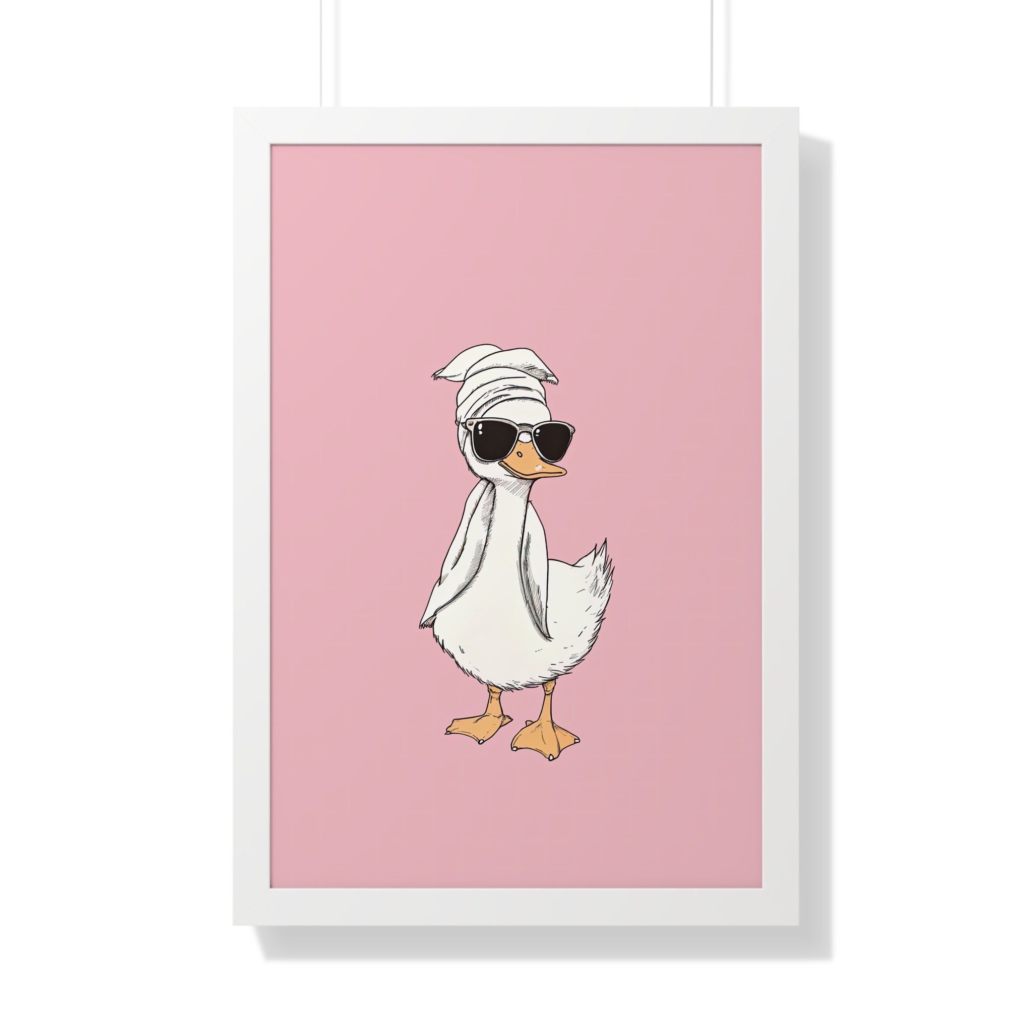 Framed Paper Print - Sassy Duck Retreat